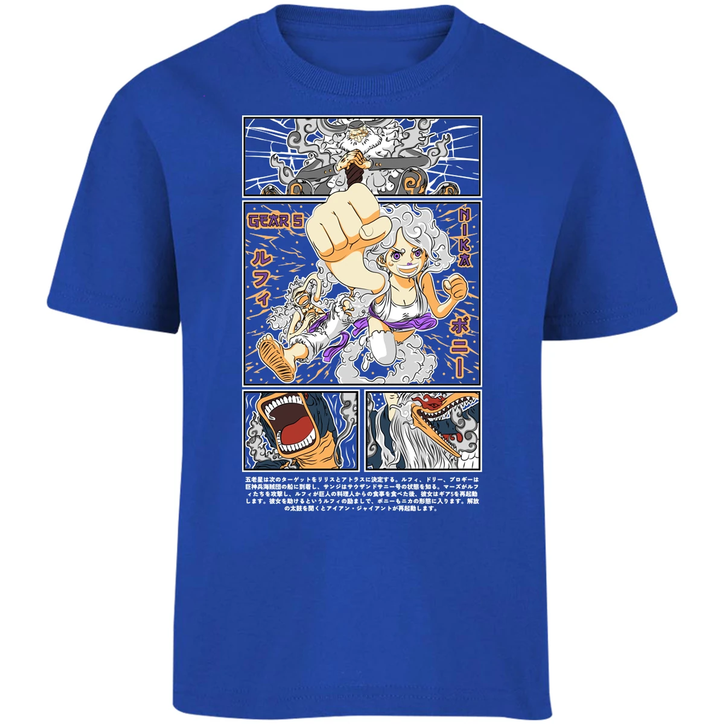 Playera One Piece Luffy Y Booney para Niño 29