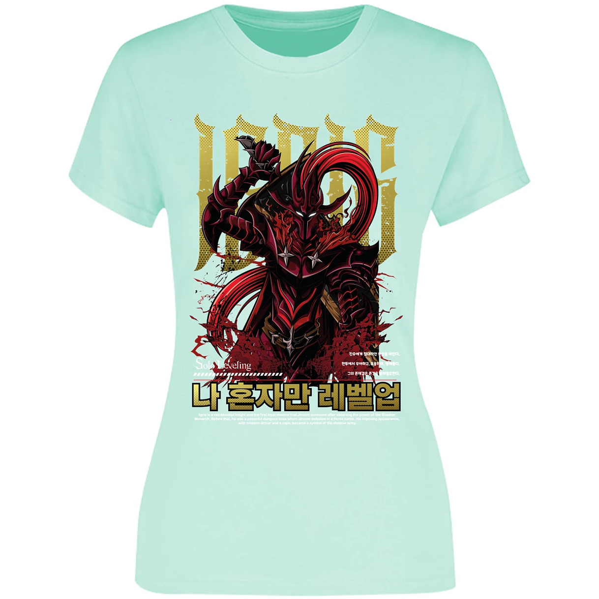 Blusa Solo Leveling Igris Solo Leveling Blusa para Mujer 14