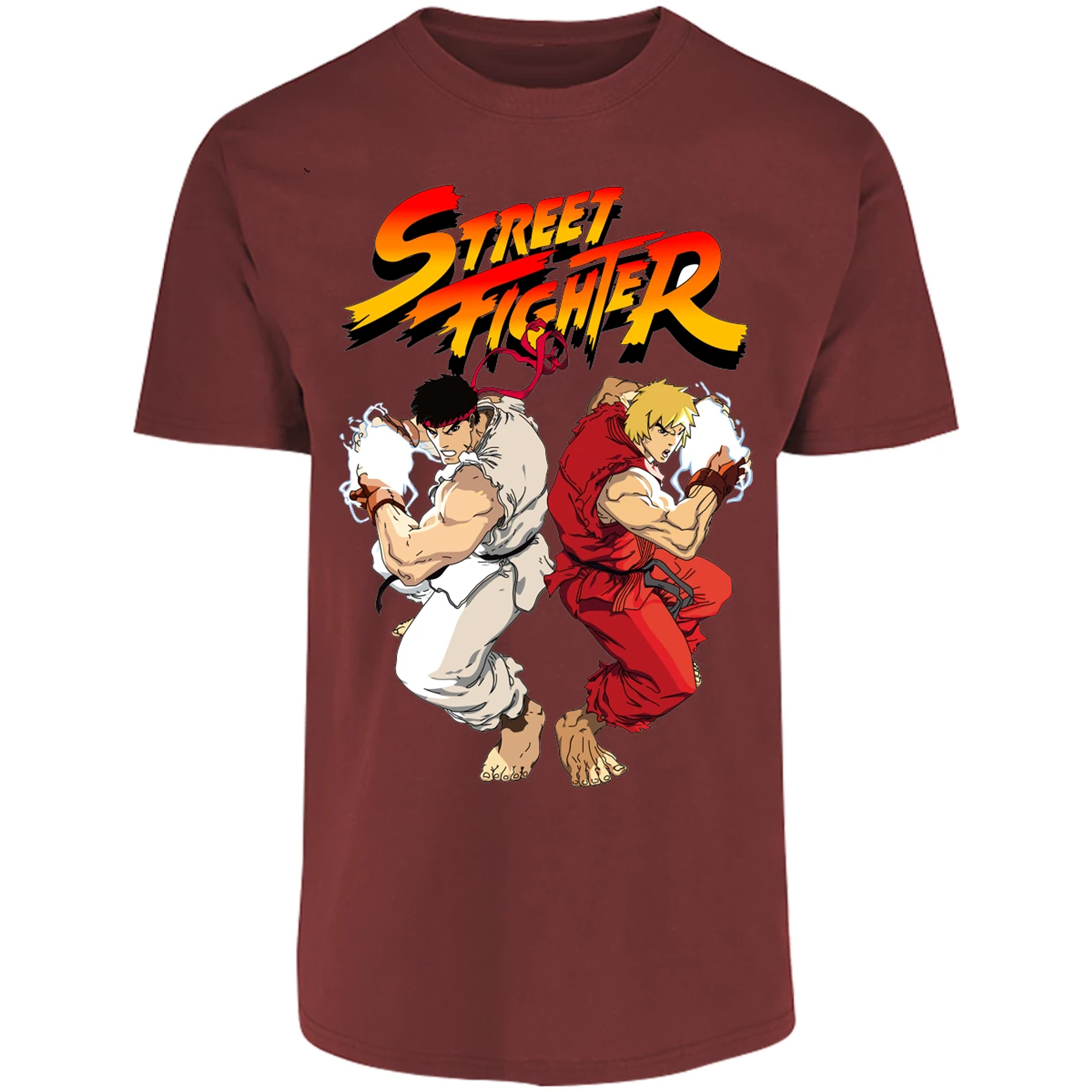 Playera Street Fighter Ryu Y Ken para Adulto 11