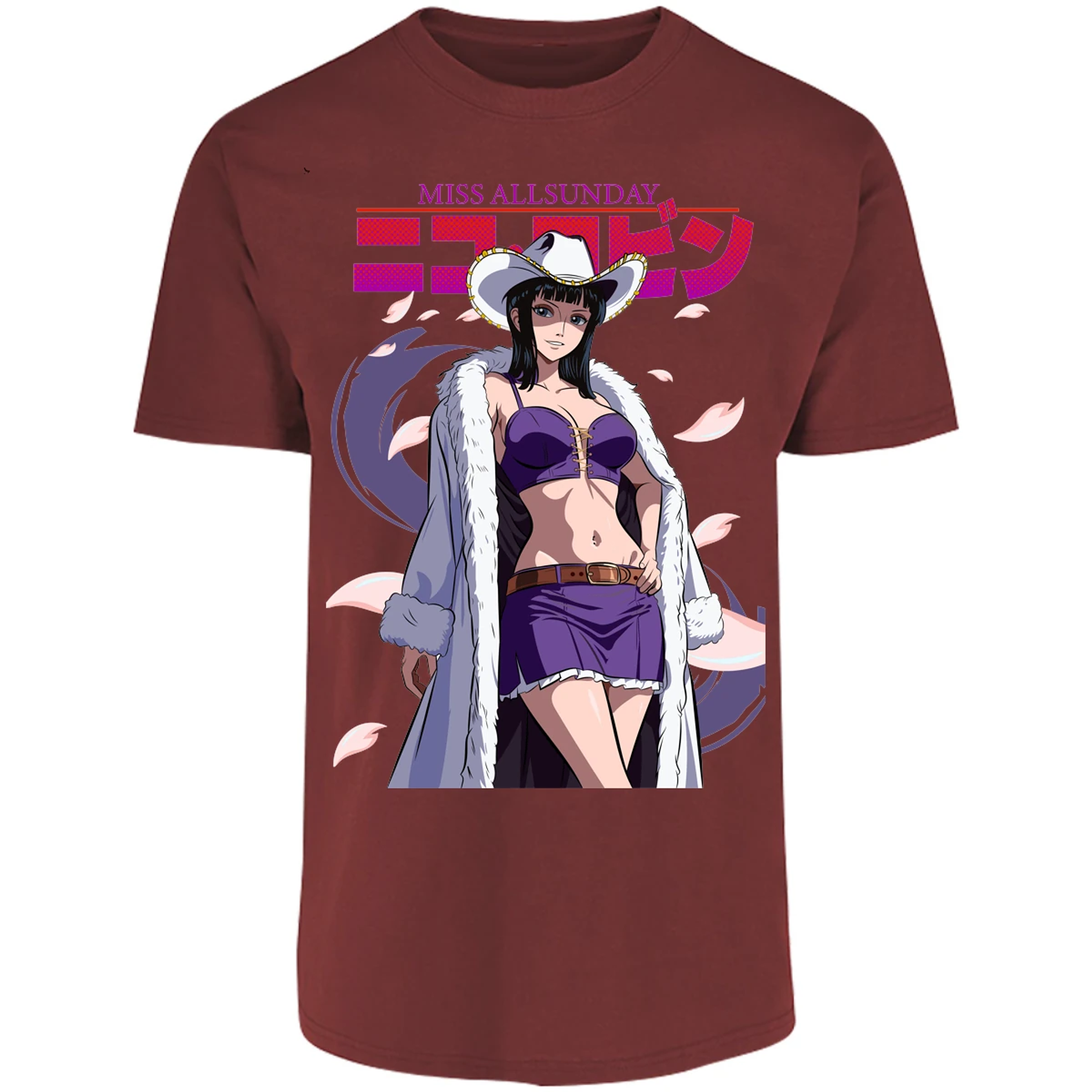Playera One Piece Nico Miss Allsunday para Adulto 1
