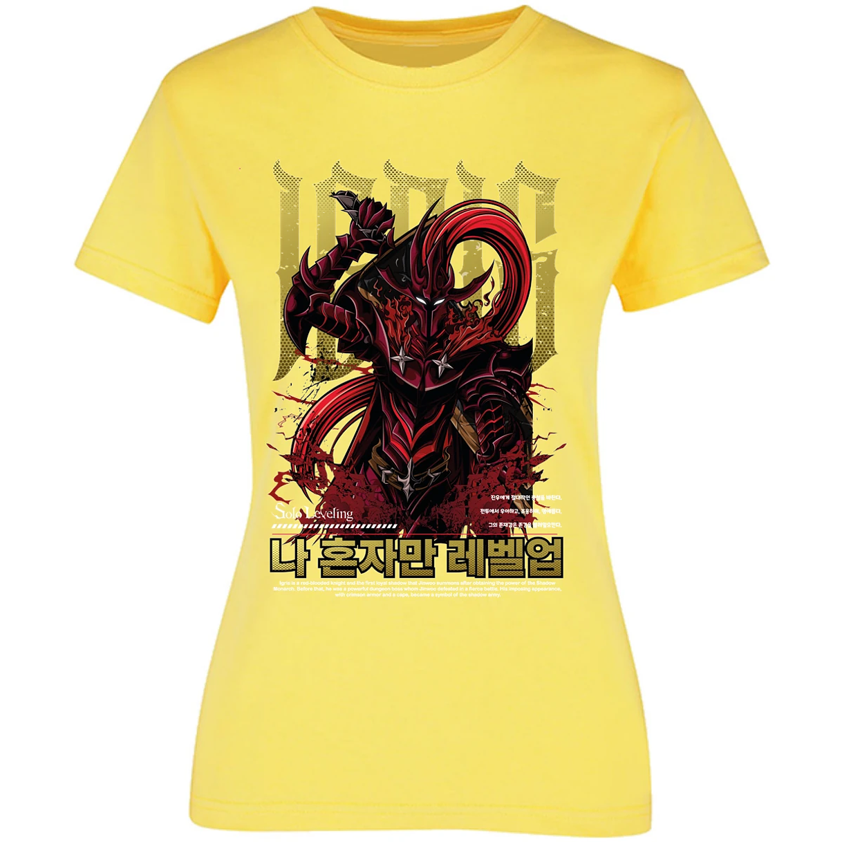 Blusa Solo Leveling Igris Solo Leveling Blusa para Mujer 13