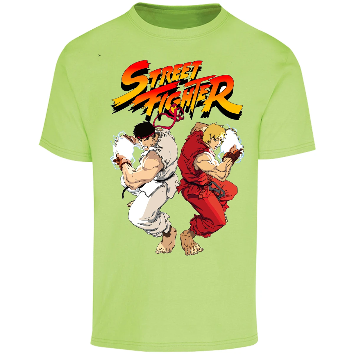 Playera Street Fighter Ryu Y Ken para Adulto 29