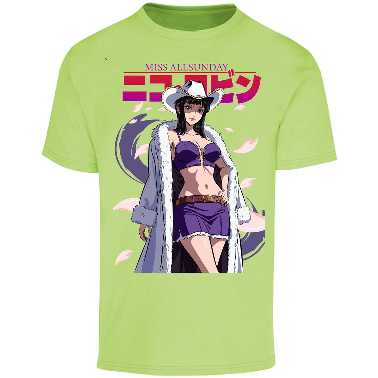 Playera One Piece Nico Miss Allsunday para Adulto 35
