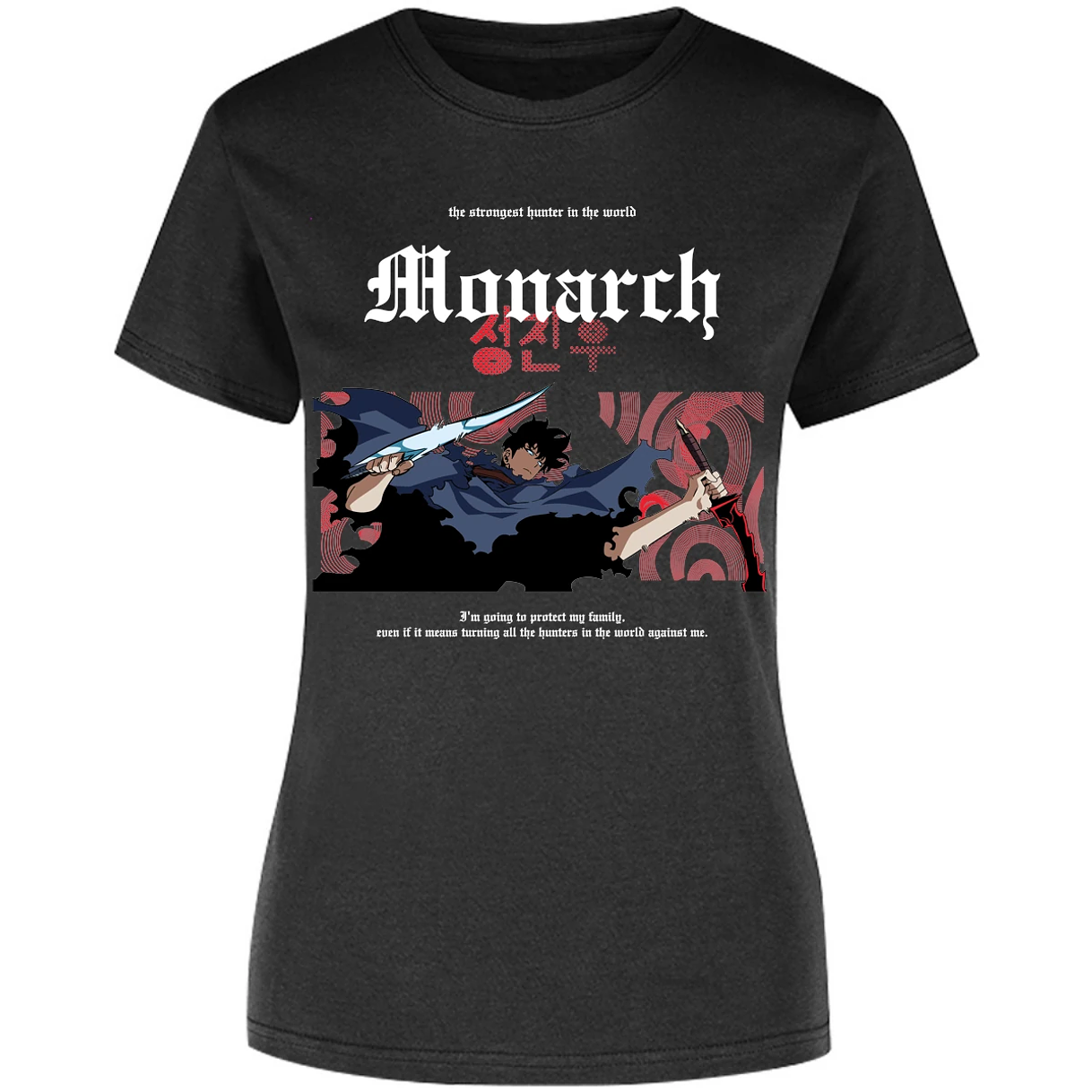 Blusa Solo Leveling Jin Woo Monarch Blusa para Mujer 10