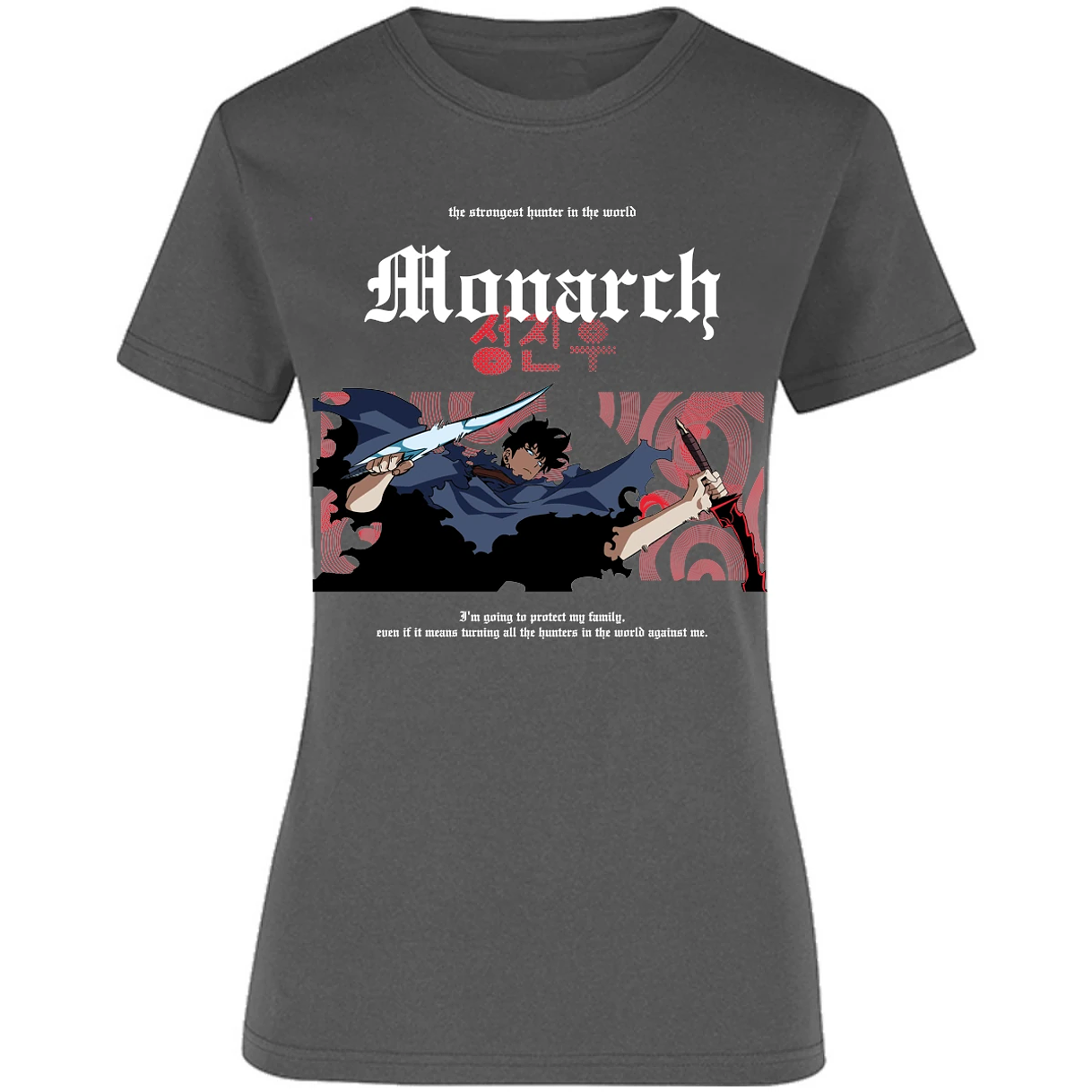 Blusa Solo Leveling Jin Woo Monarch Blusa para Mujer 16