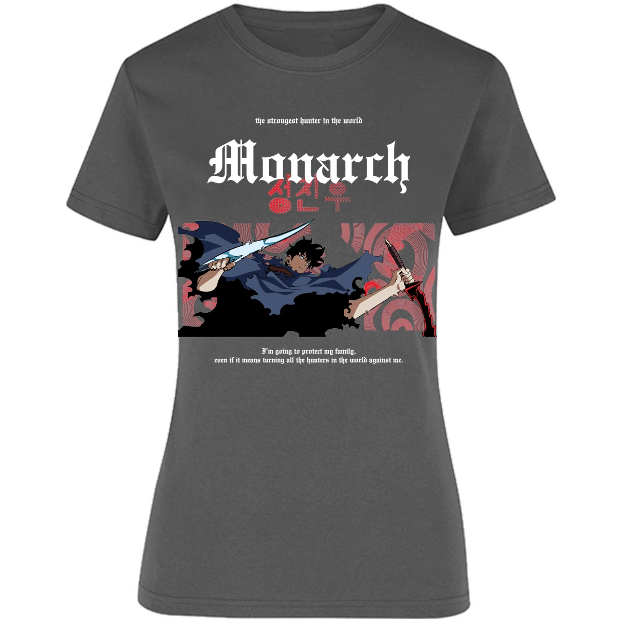 Blusa Solo Leveling Jin Woo Monarch Blusa para Mujer 16