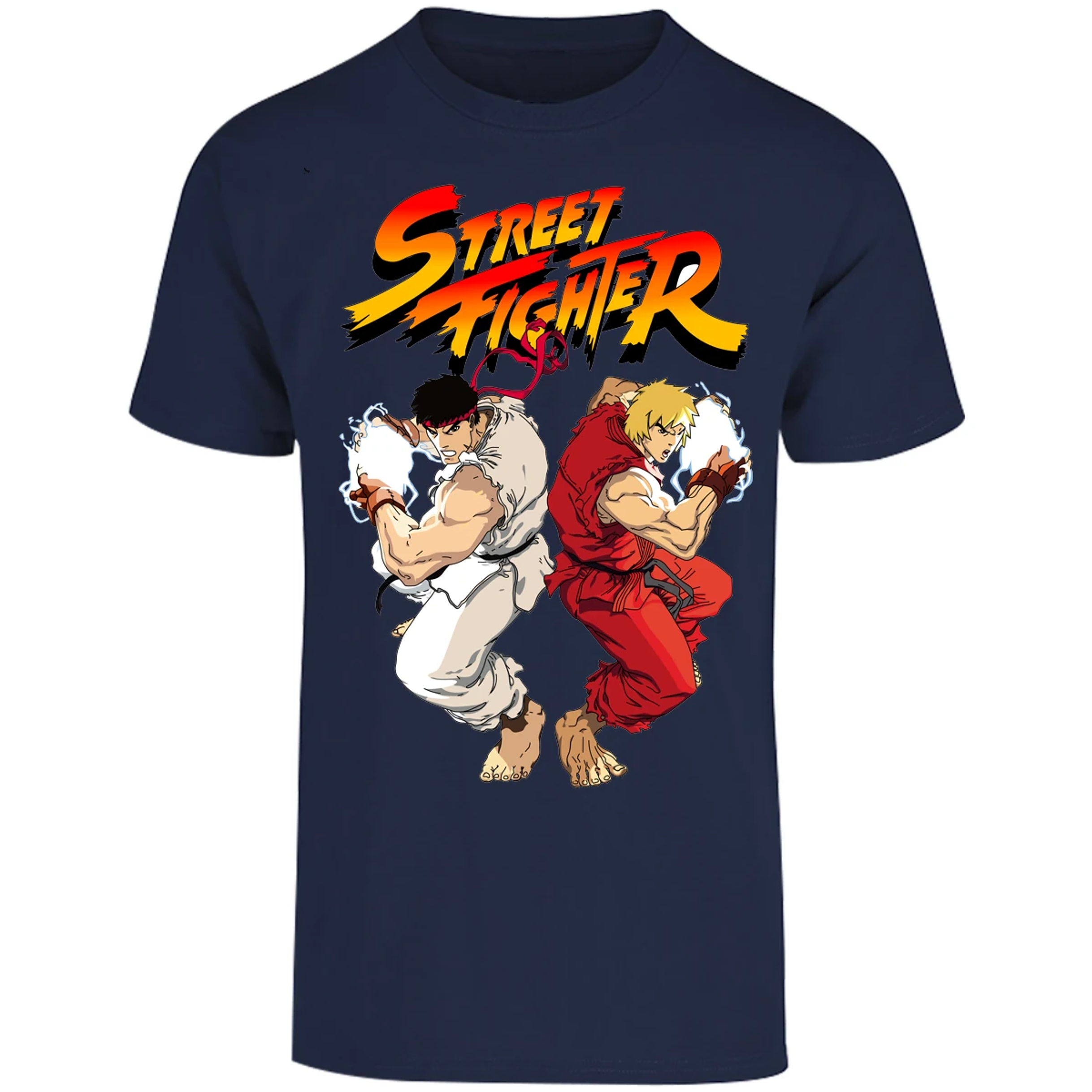 Playera Street Fighter Ryu Y Ken para Adulto 6