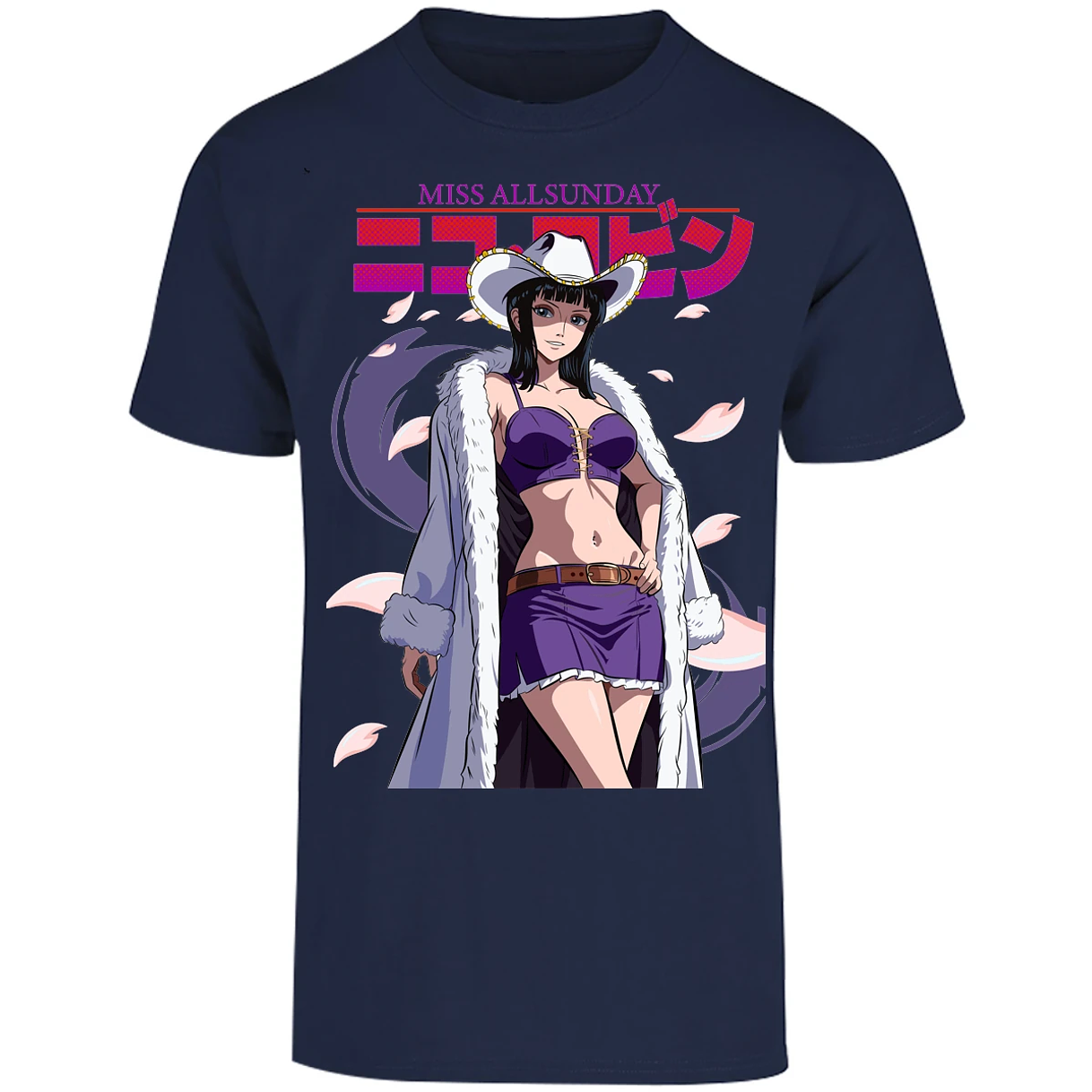 Playera One Piece Nico Miss Allsunday para Adulto 12