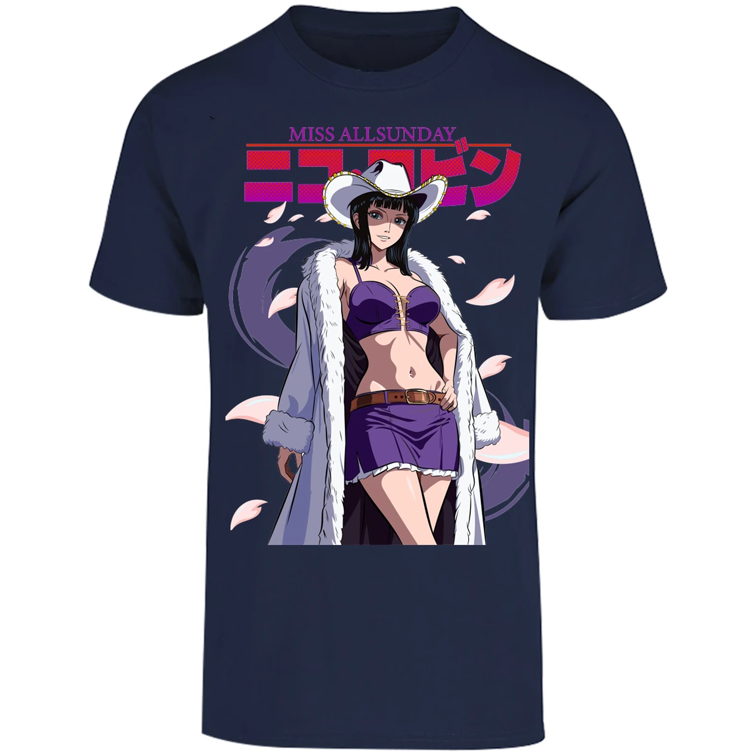 Playera One Piece Nico Miss Allsunday para Adulto 12