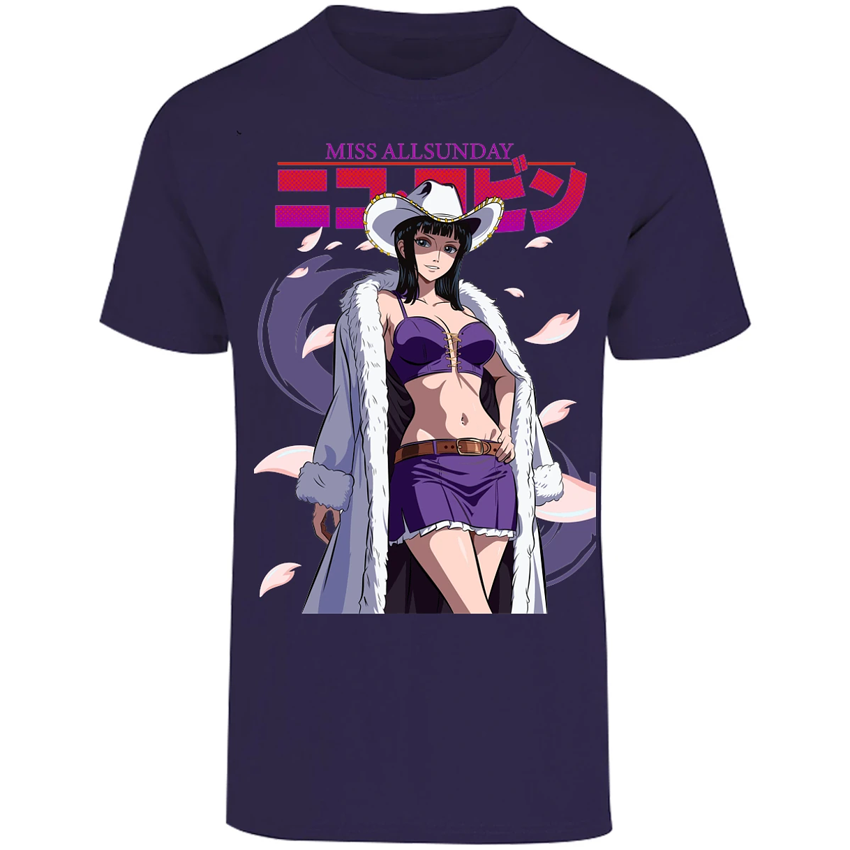 Playera One Piece Nico Miss Allsunday para Adulto 14