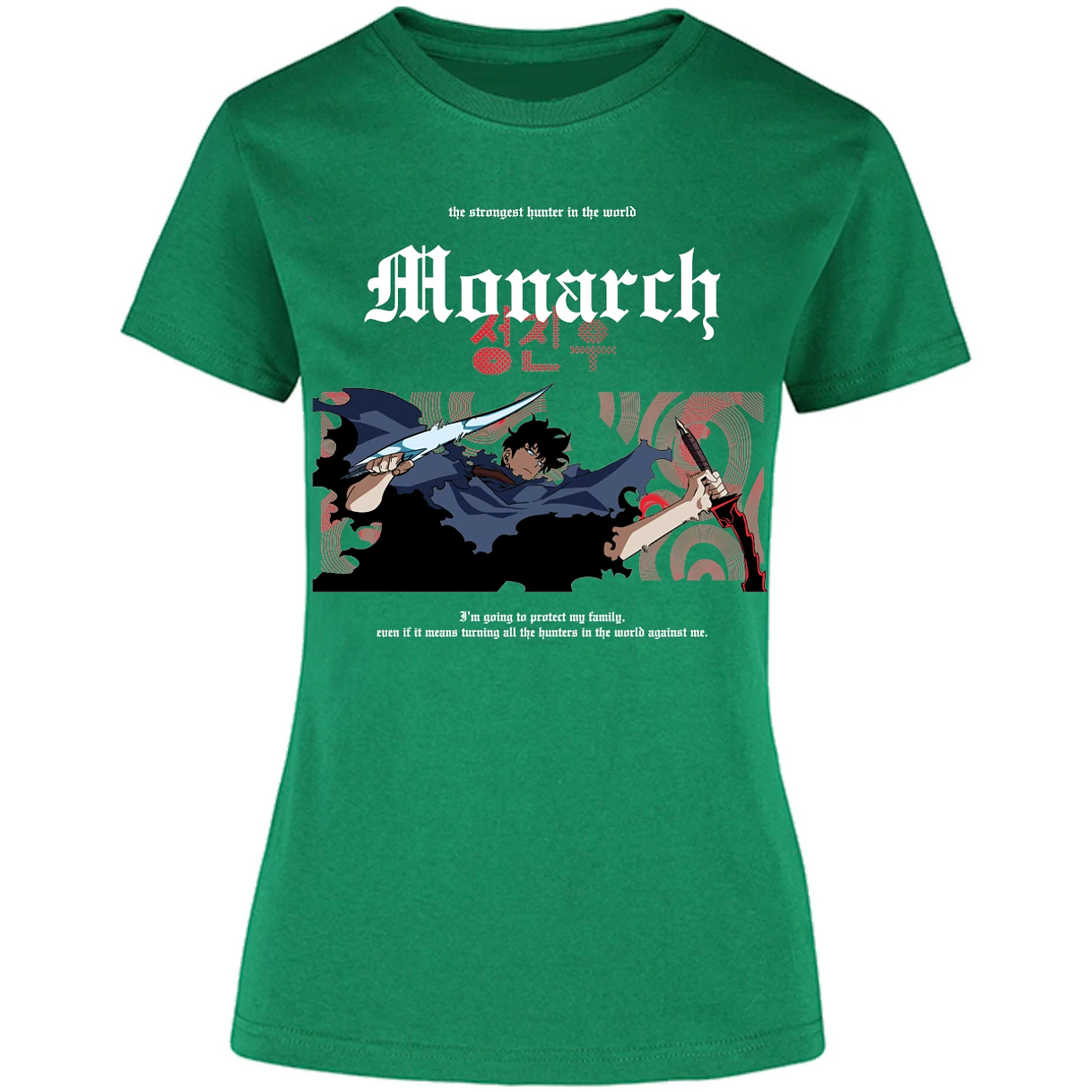 Blusa Solo Leveling Jin Woo Monarch Blusa para Mujer 12