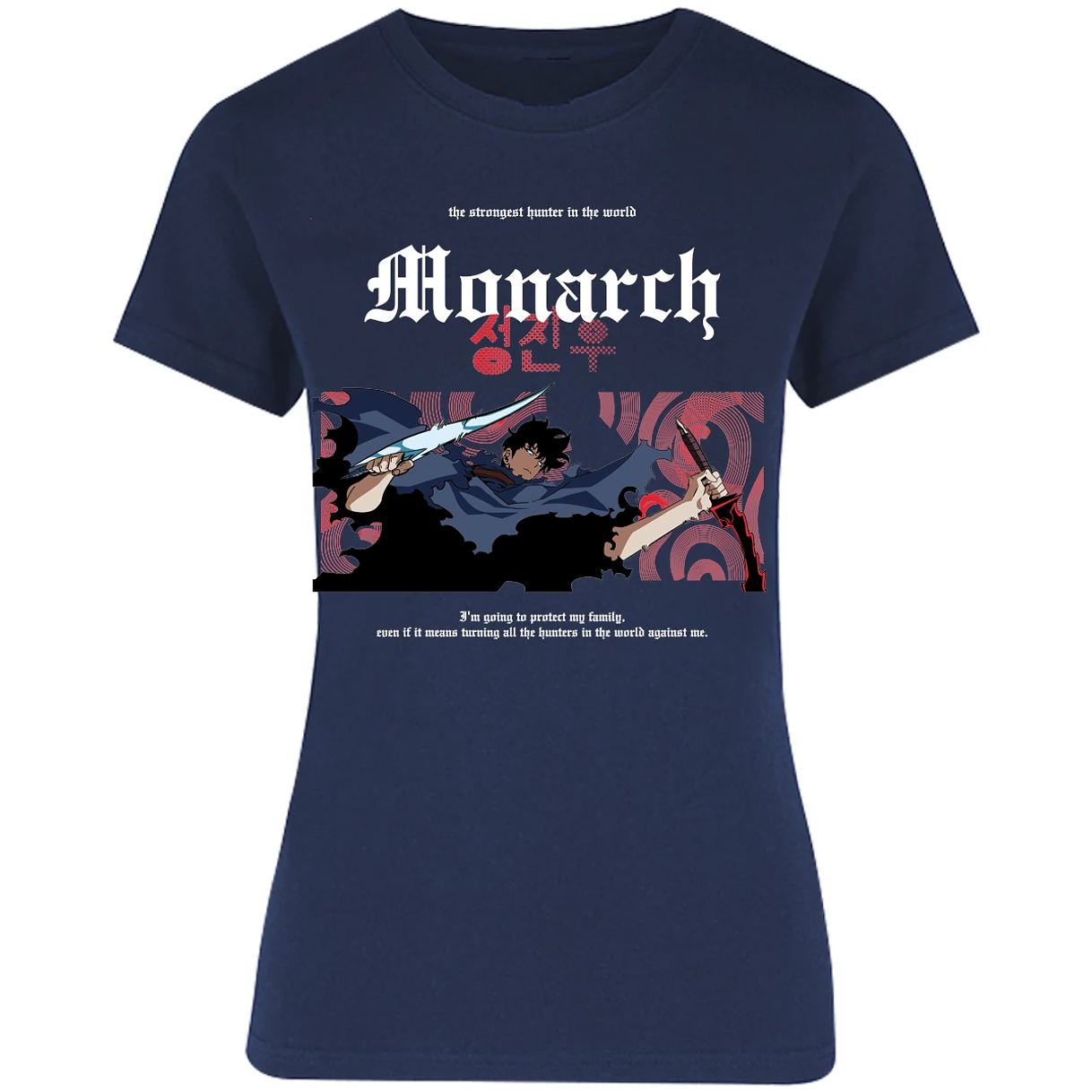 Blusa Solo Leveling Jin Woo Monarch Blusa para Mujer 17