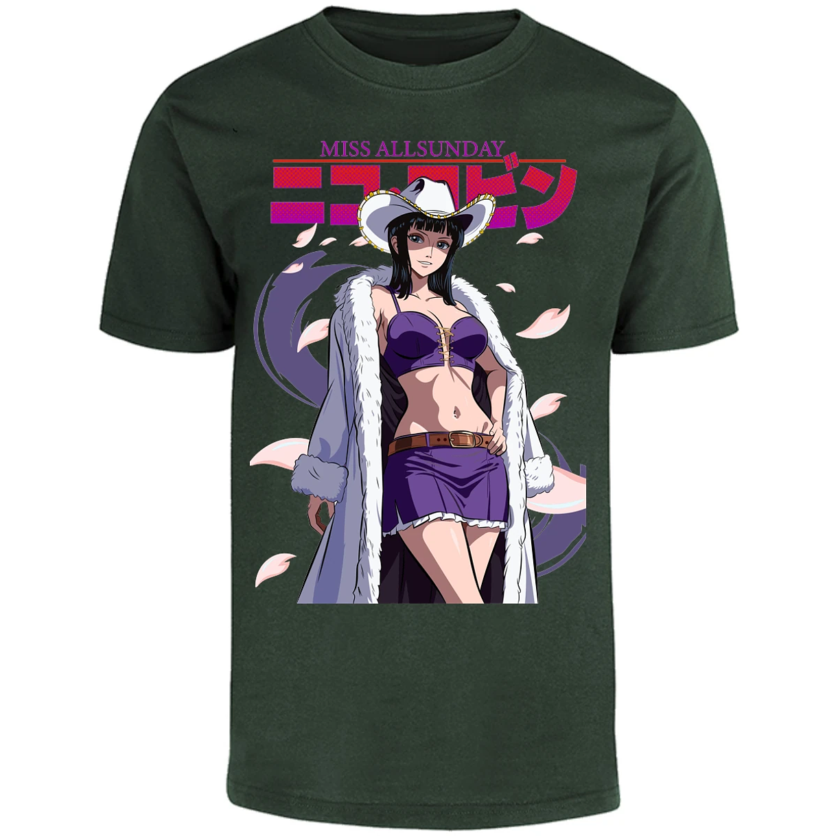 Playera One Piece Nico Miss Allsunday para Adulto 16