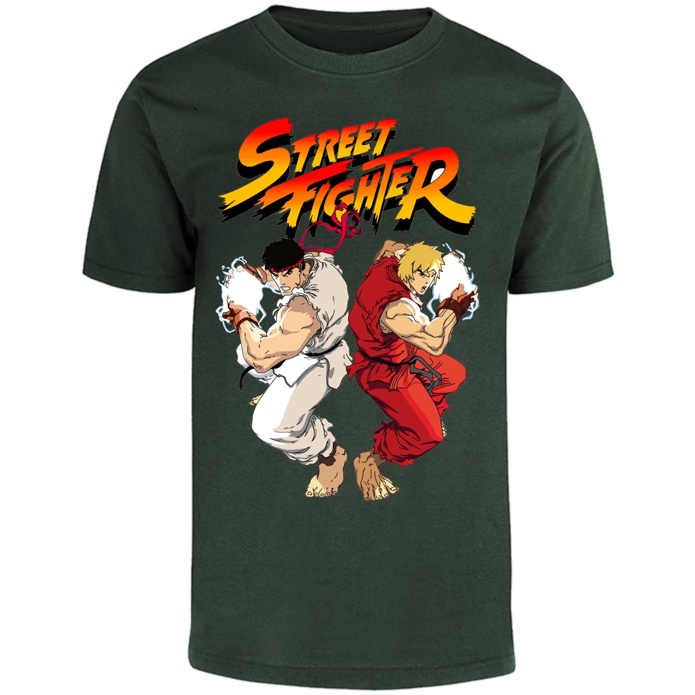 Playera Street Fighter Ryu Y Ken para Adulto 21