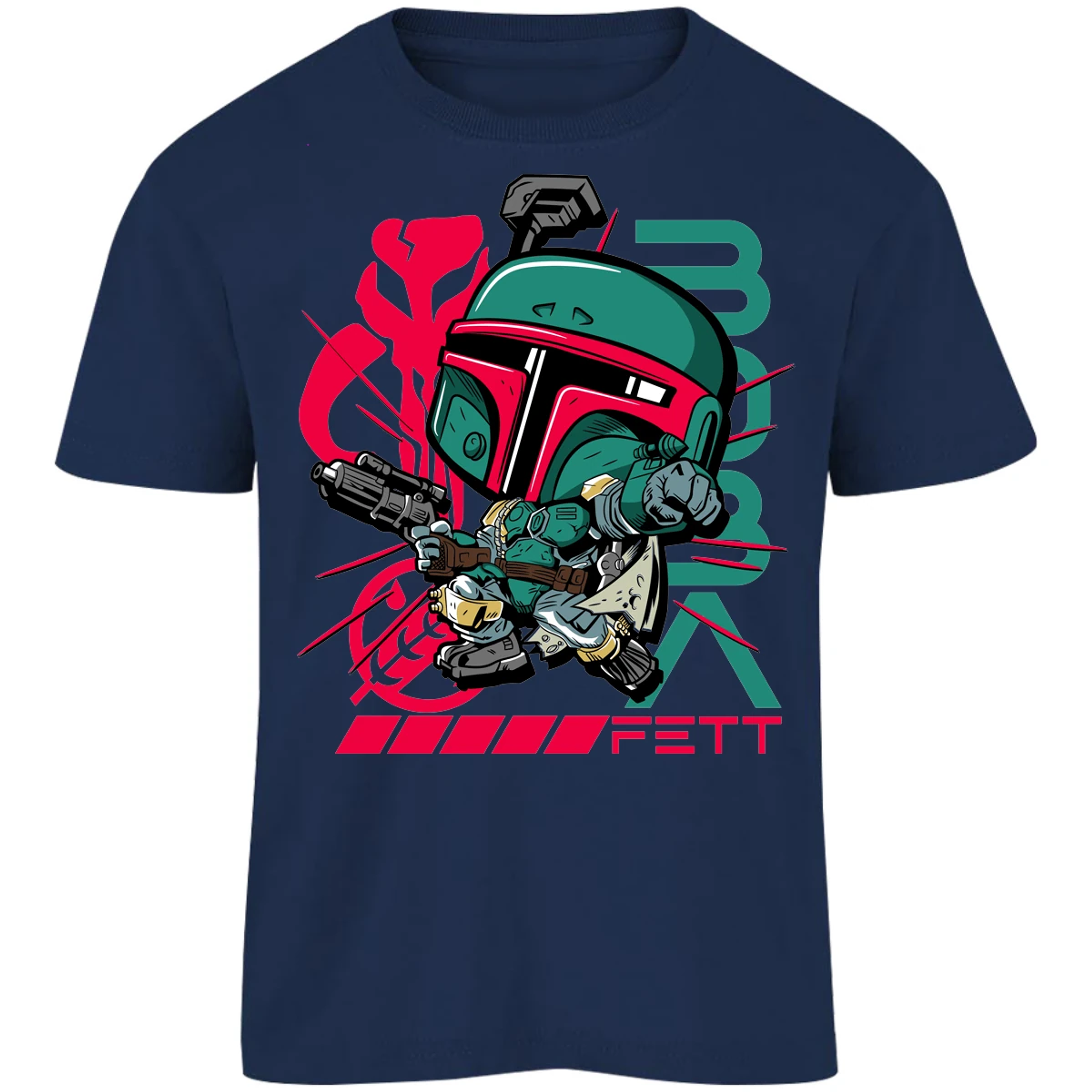 Playera Star Wars Funko Bobba Fett para Niño 11