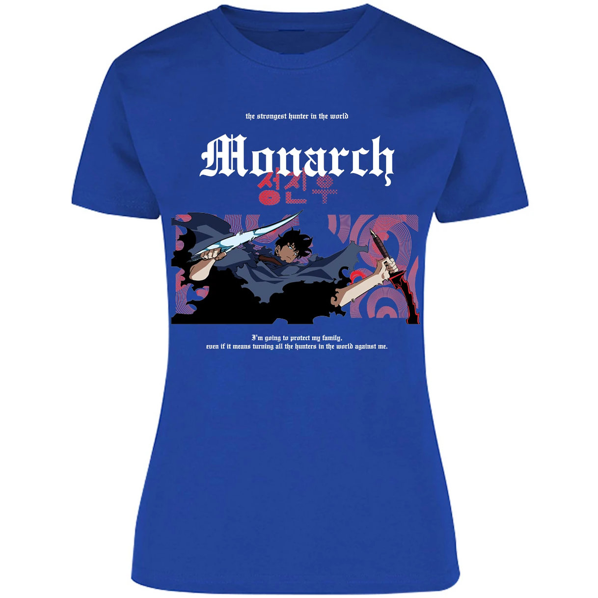 Blusa Solo Leveling Jin Woo Monarch Blusa para Mujer 15