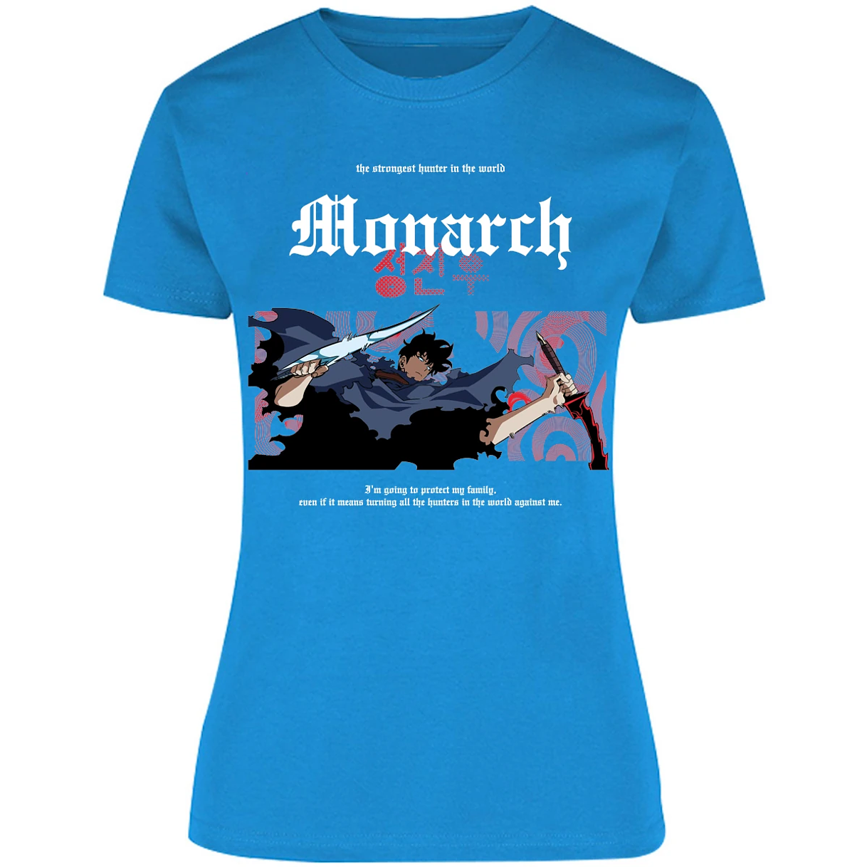 Blusa Solo Leveling Jin Woo Monarch Blusa para Mujer 1