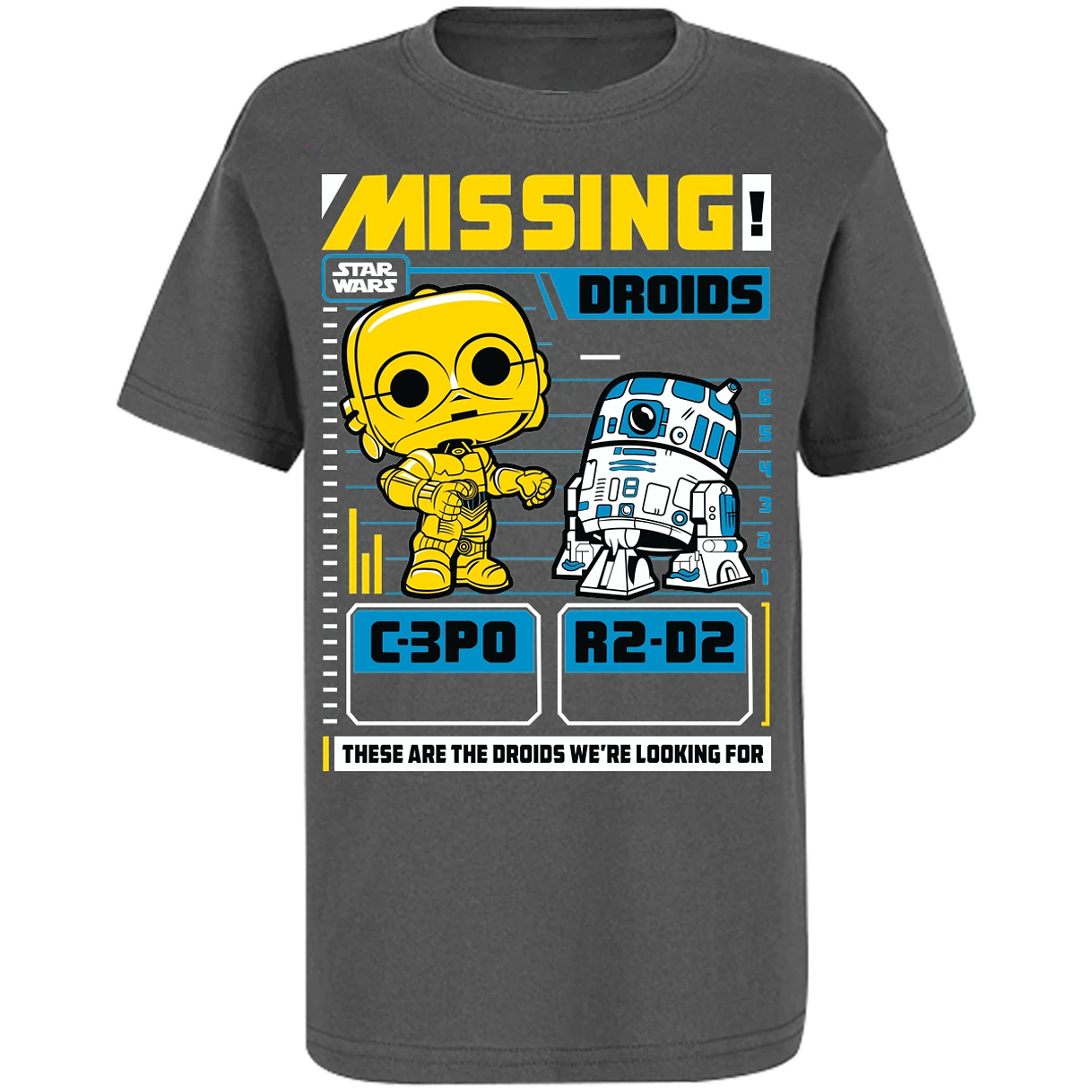 Playera Star Wars Funko Missing Droids para Niño 4