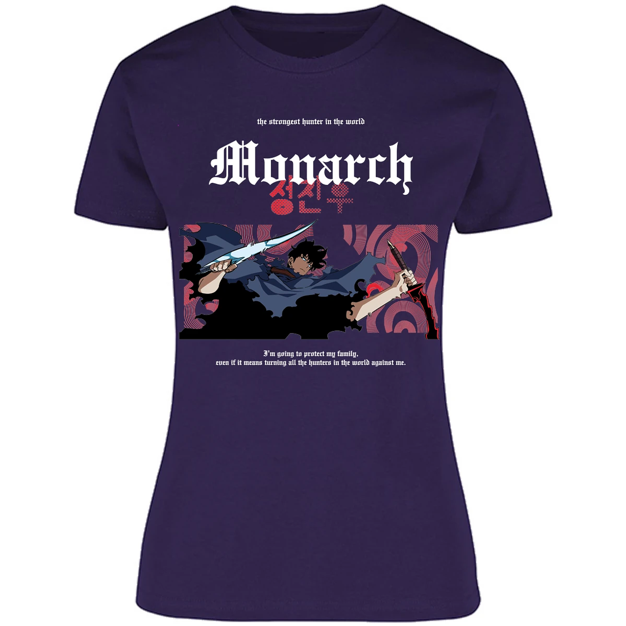 Blusa Solo Leveling Jin Woo Monarch Blusa para Mujer 6