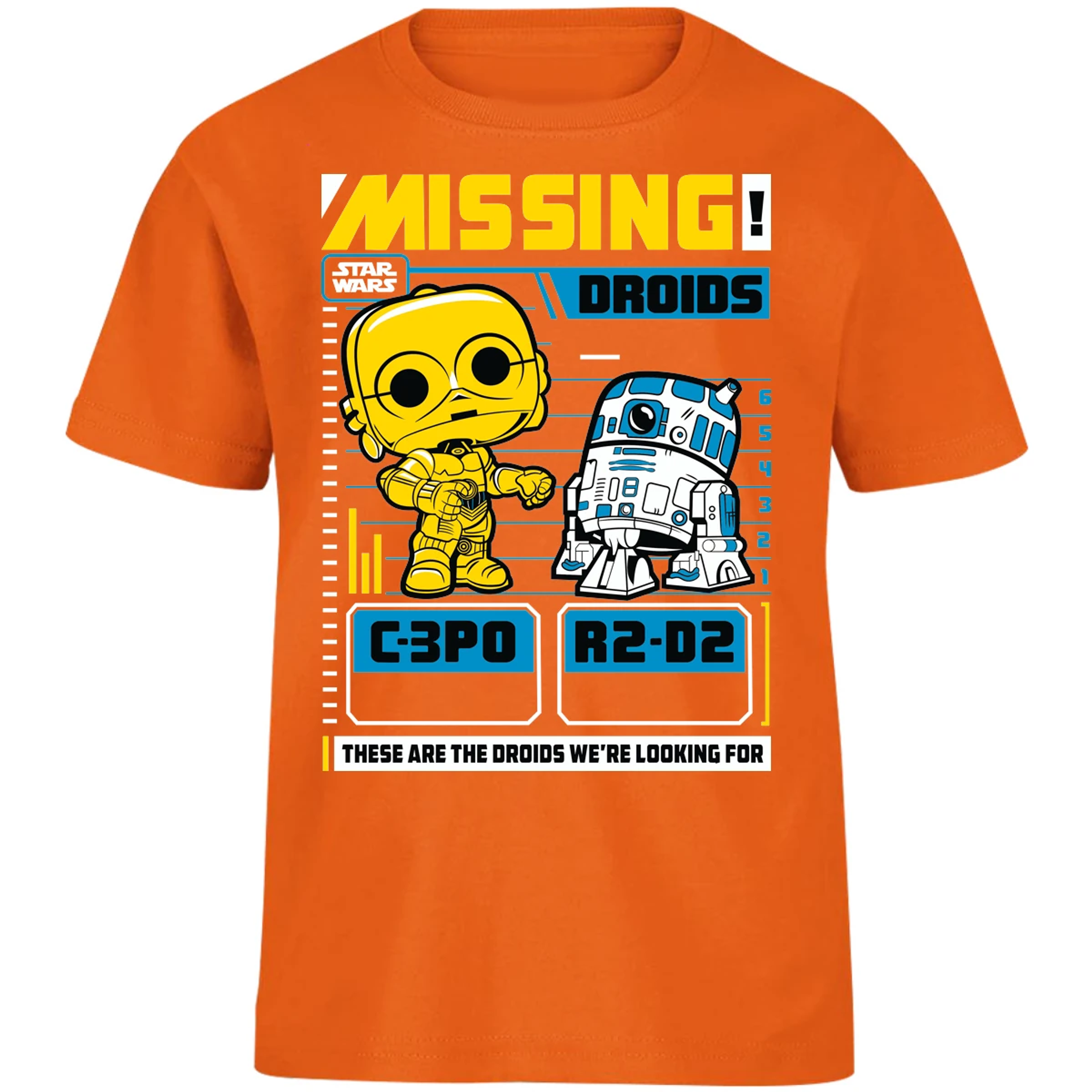 Playera Star Wars Funko Missing Droids para Niño 17