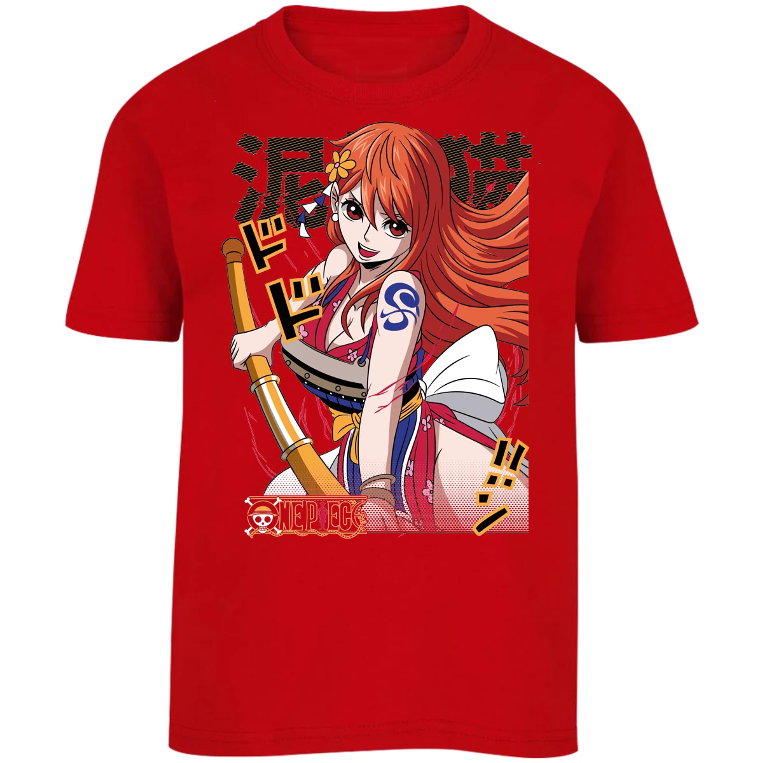 Playera One Piece Nami Anime para Niño 11