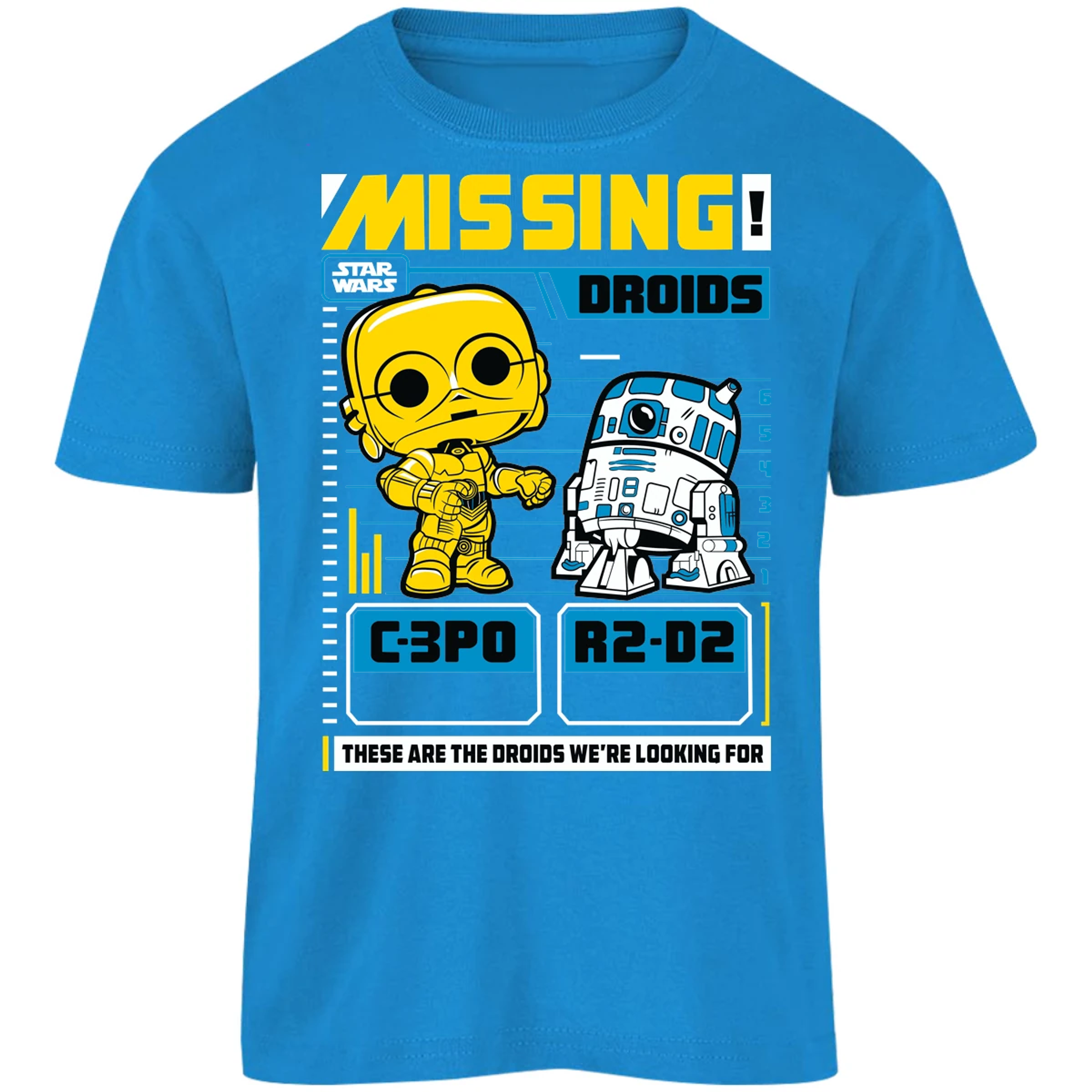 Playera Star Wars Funko Missing Droids para Niño 3