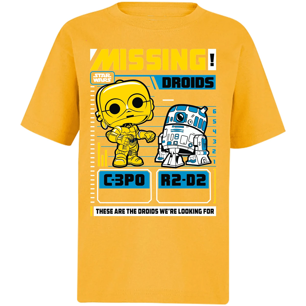 Playera Star Wars Funko Missing Droids para Niño 7