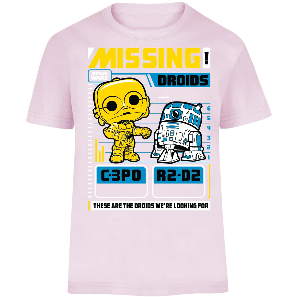 Playera Star Wars Funko Missing Droids para Niño 10