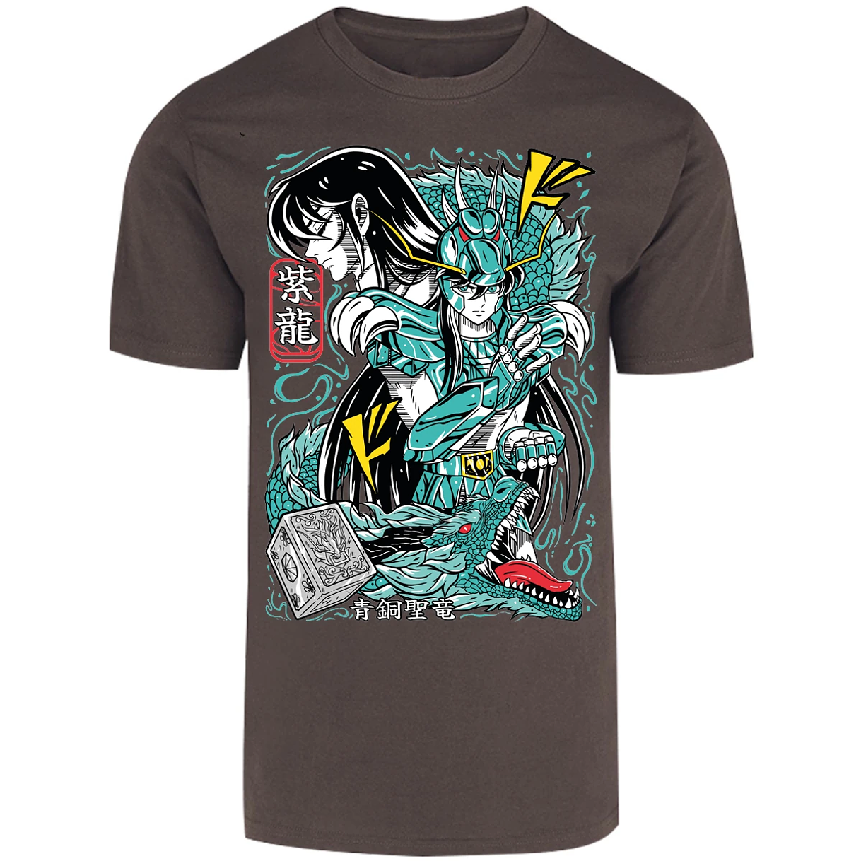 Playera Saint Seiya Shiryu Anime para Adulto 26