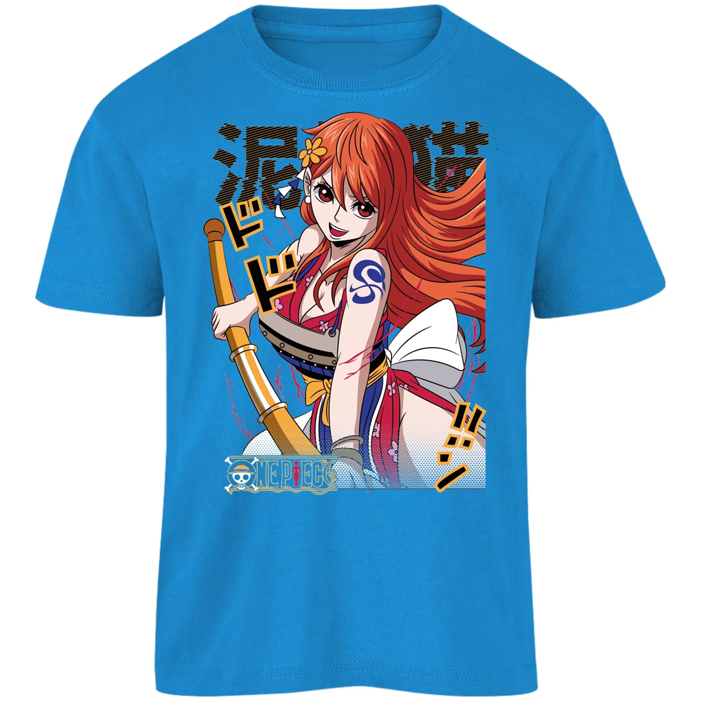 Playera One Piece Nami Anime para Niño 29