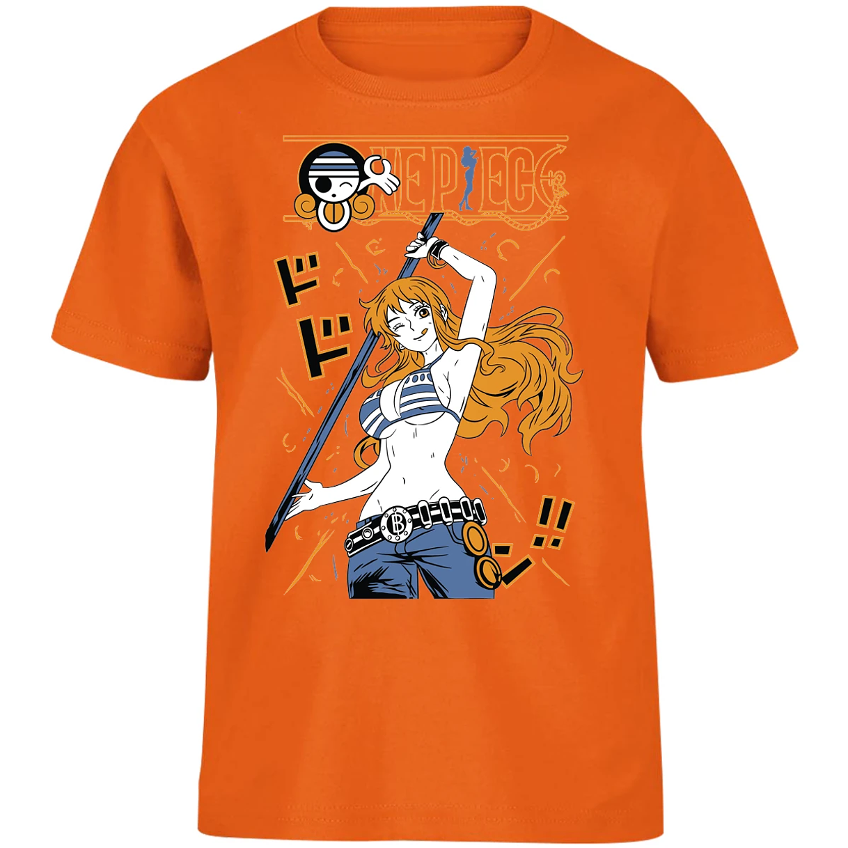 Playera One Piece Nami Basic para Niño 33
