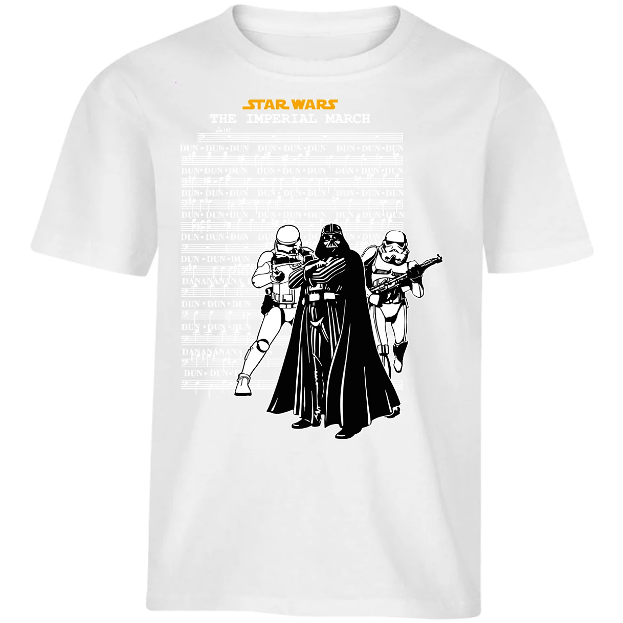 Playera Star Wars Imperial March para Niño 8