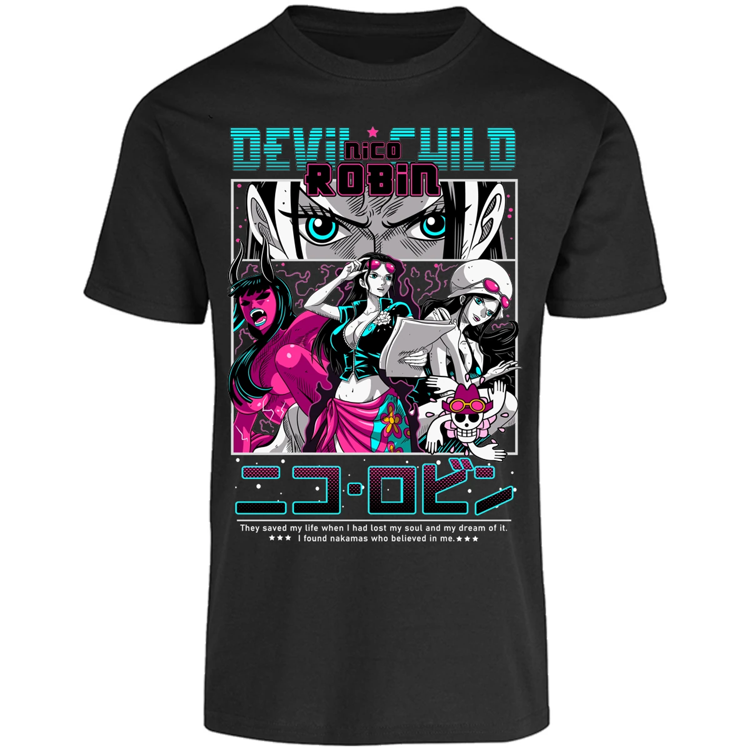 Playera One Piece Nico Robin Anime para Adulto 17