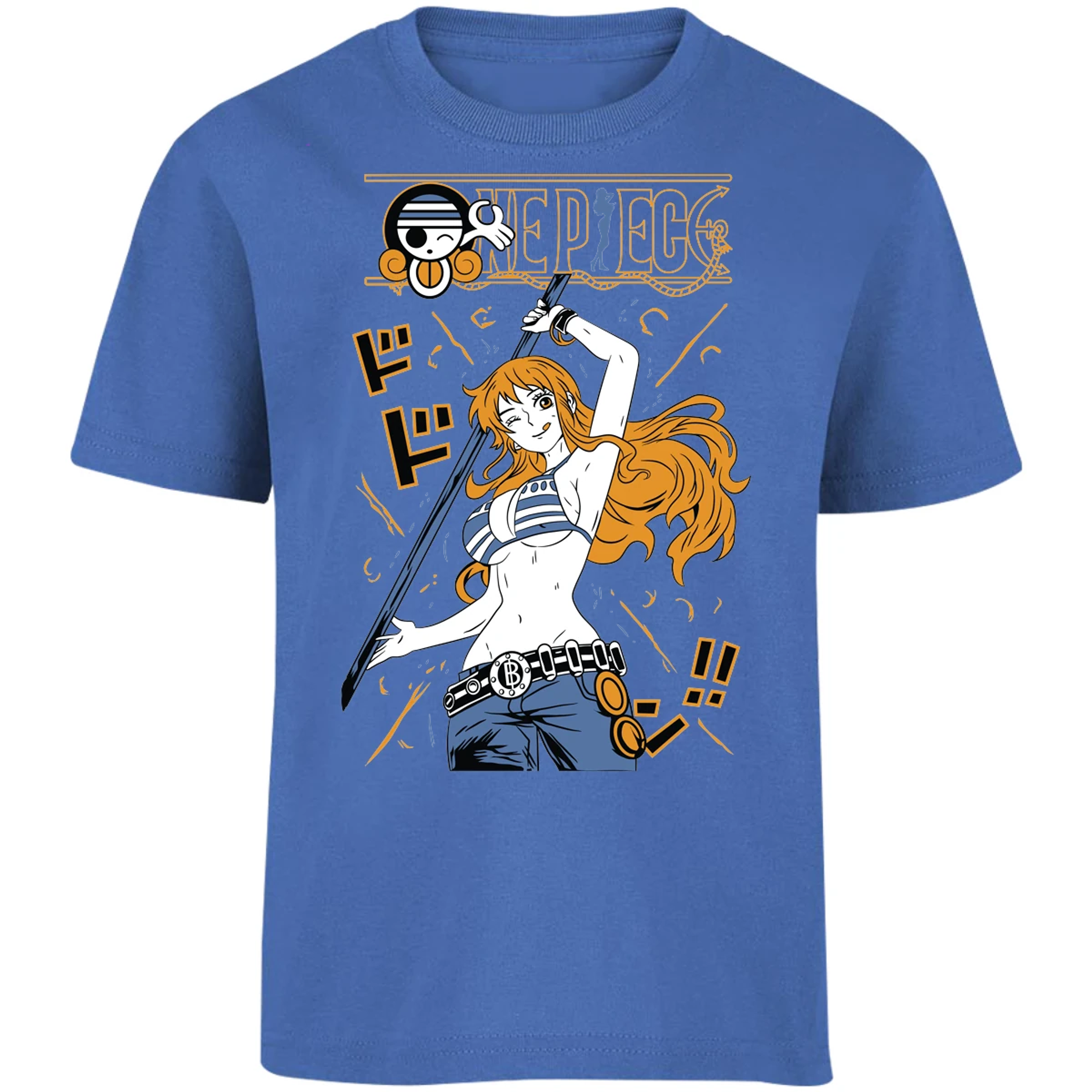 Playera One Piece Nami Basic para Niño 11