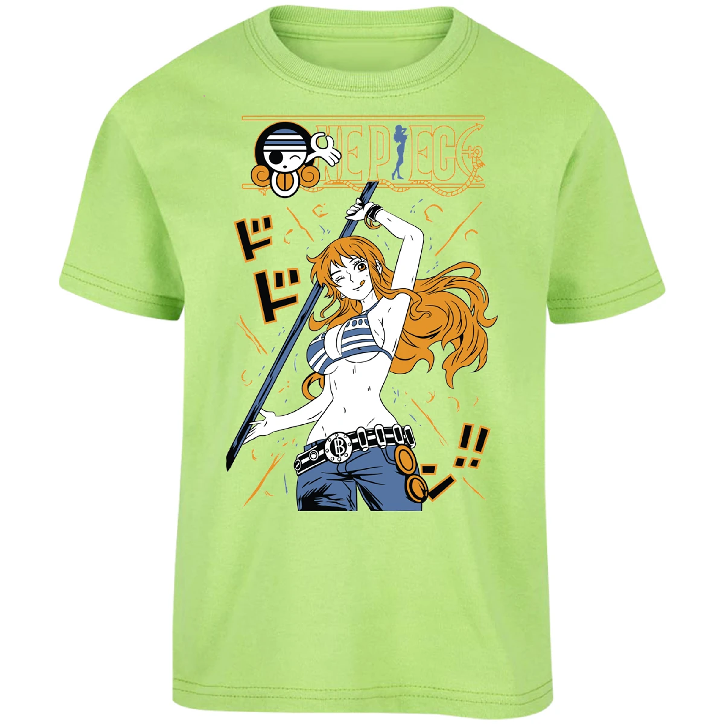 Playera One Piece Nami Basic para Niño 19