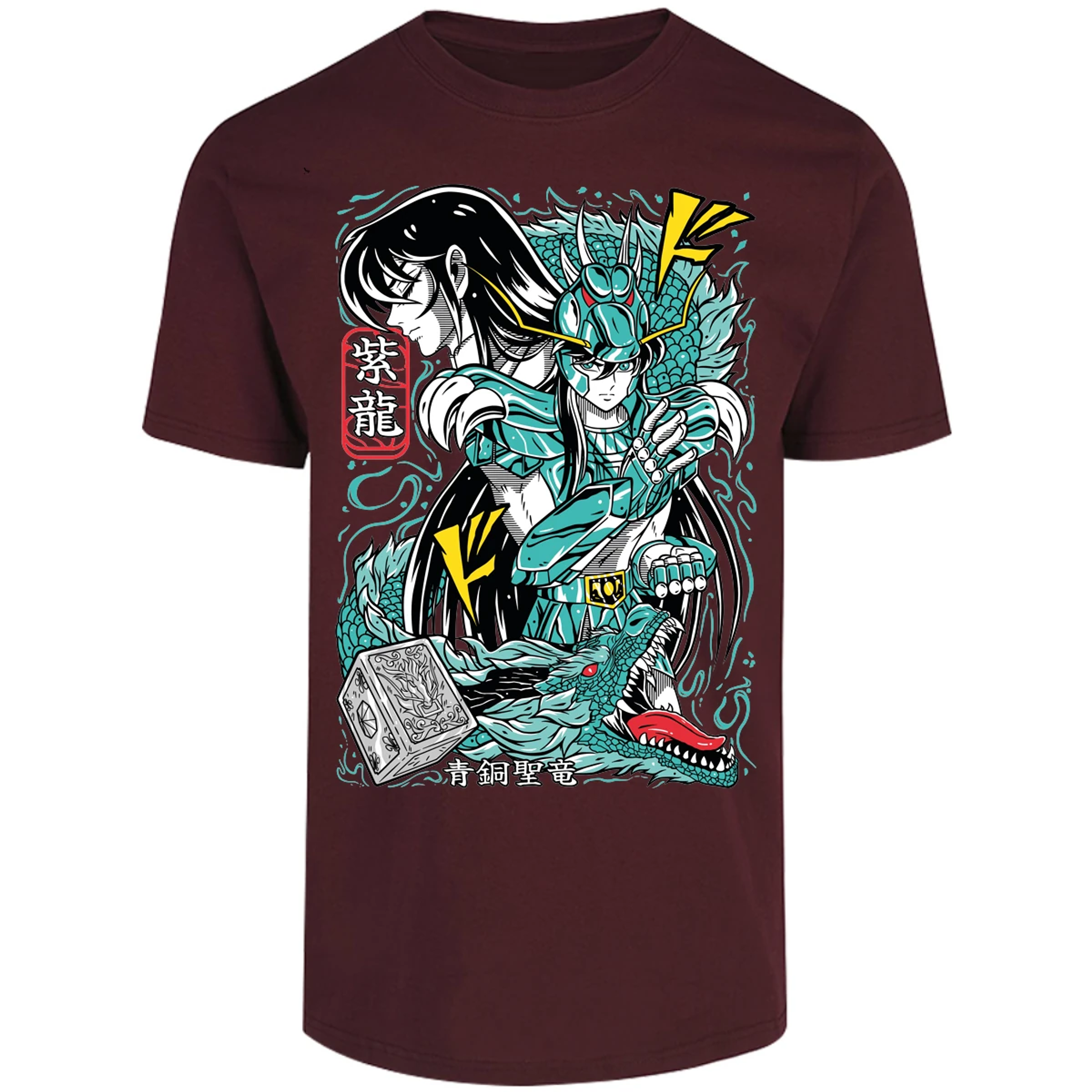 Playera Saint Seiya Shiryu Anime para Adulto 22