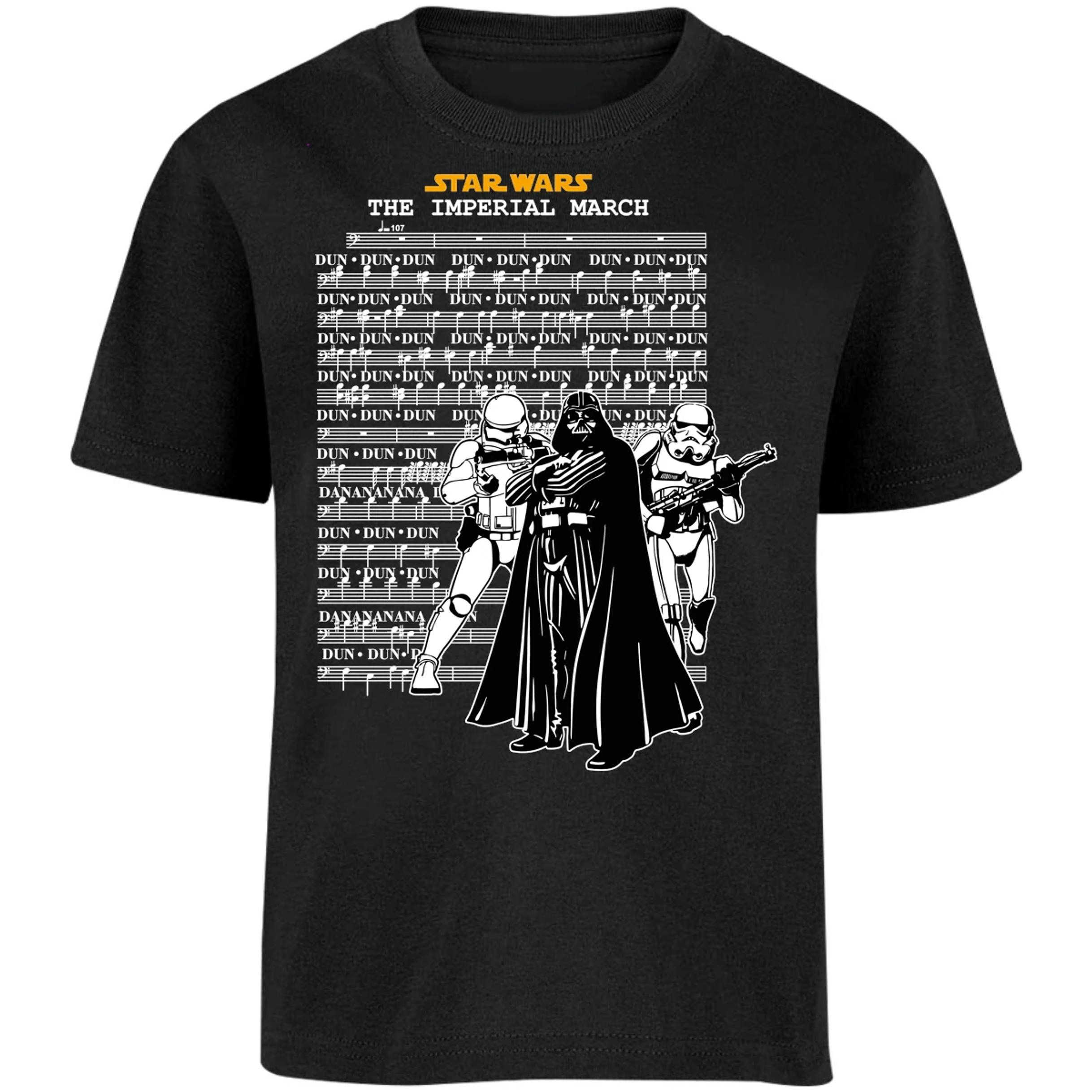 Playera Star Wars Imperial March para Niño 15