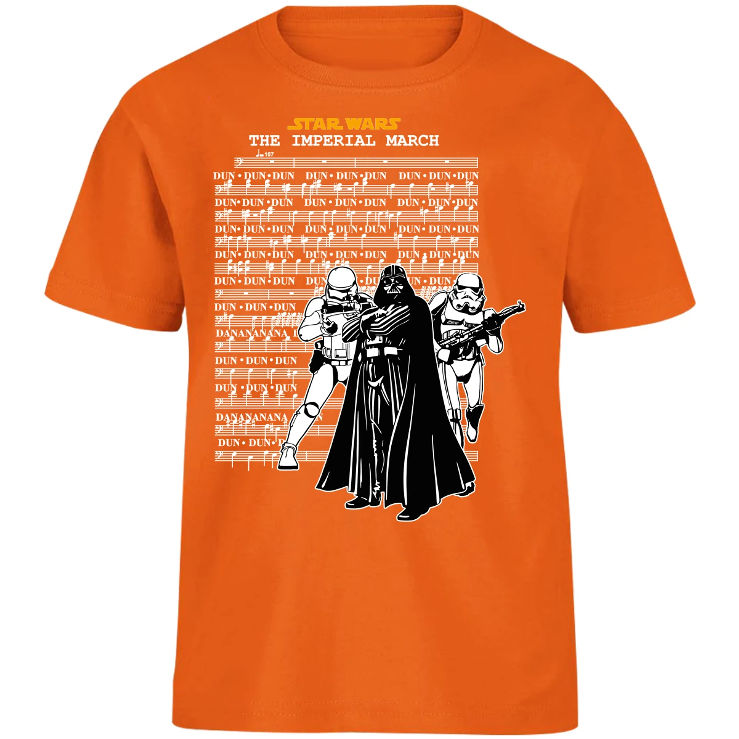 Playera Star Wars Imperial March para Niño 4