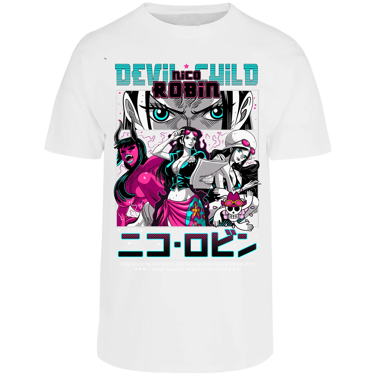 Playera One Piece Nico Robin Anime para Adulto 46