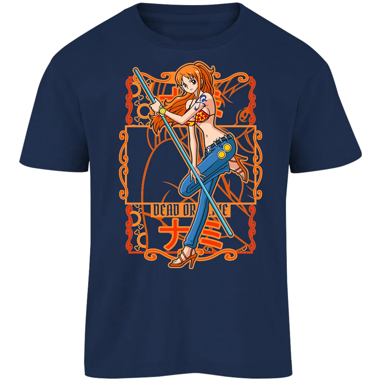 Playera One Piece Nami One Piece para Niño 7