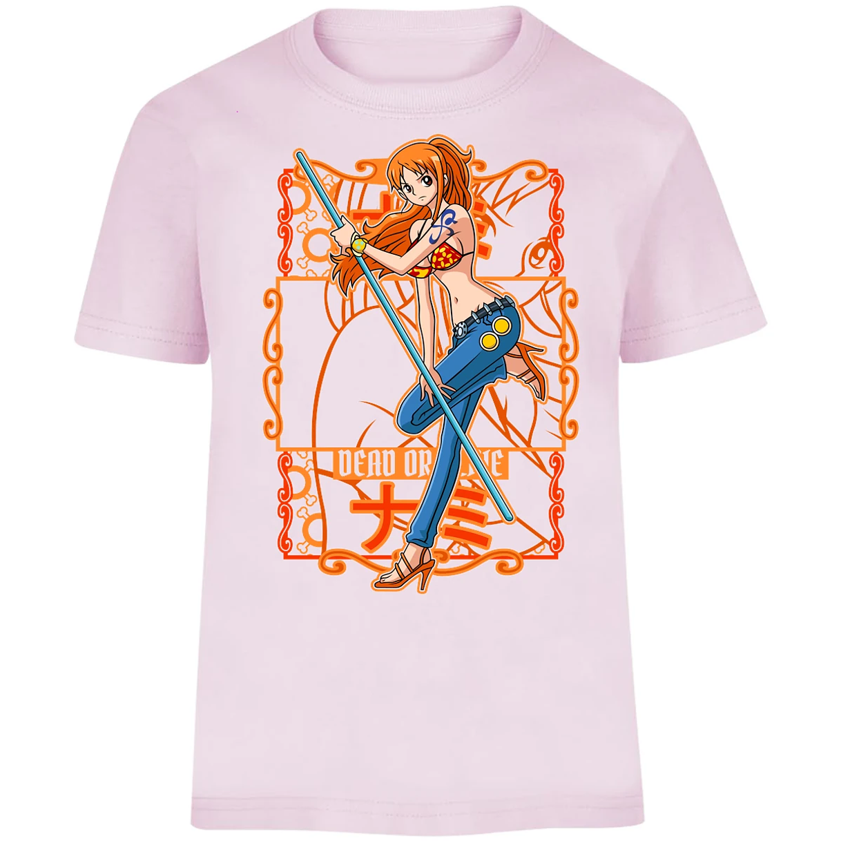 Playera One Piece Nami One Piece para Niño 13