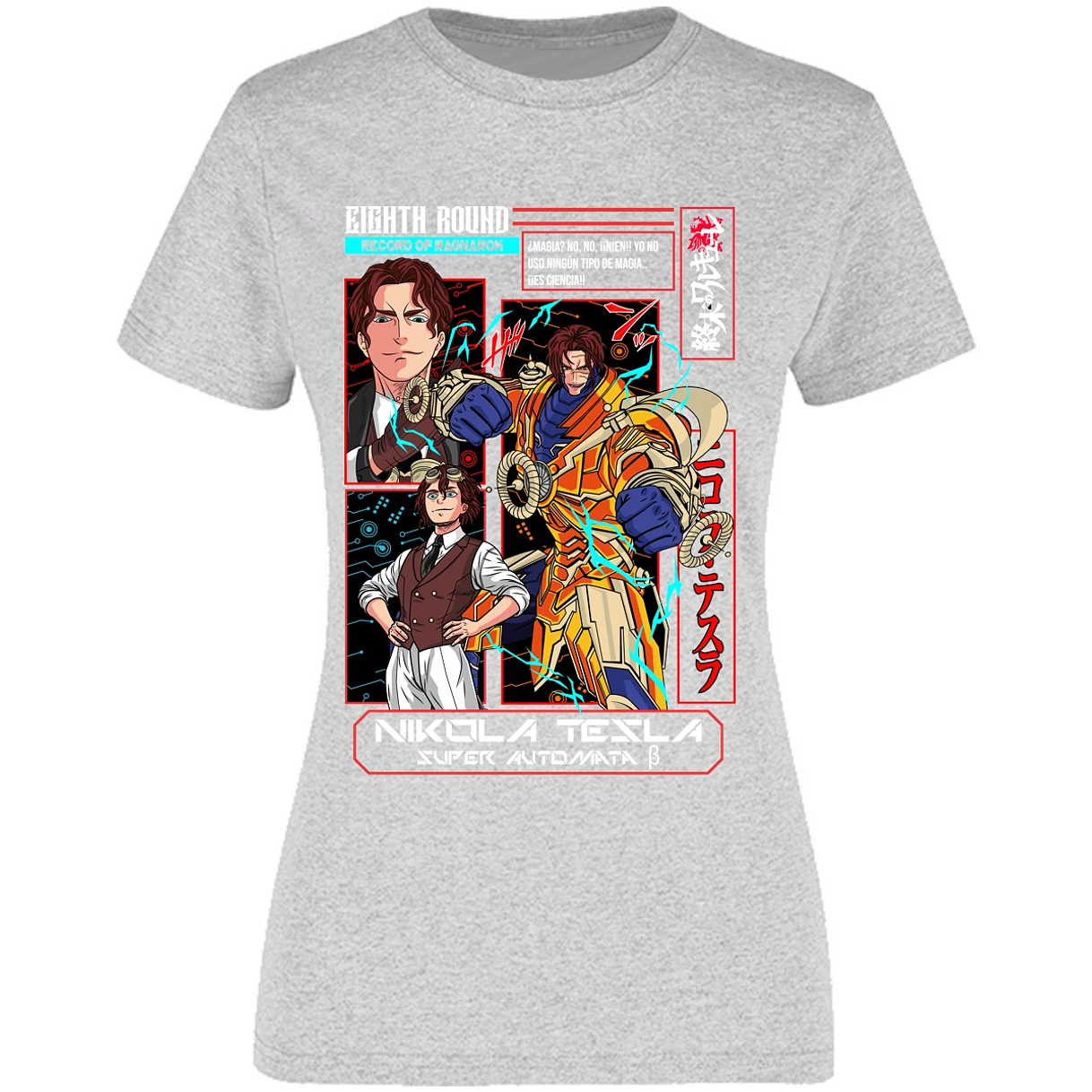 Blusa Record Of Ragnarok Tesla Anime Blusa para Mujer 14