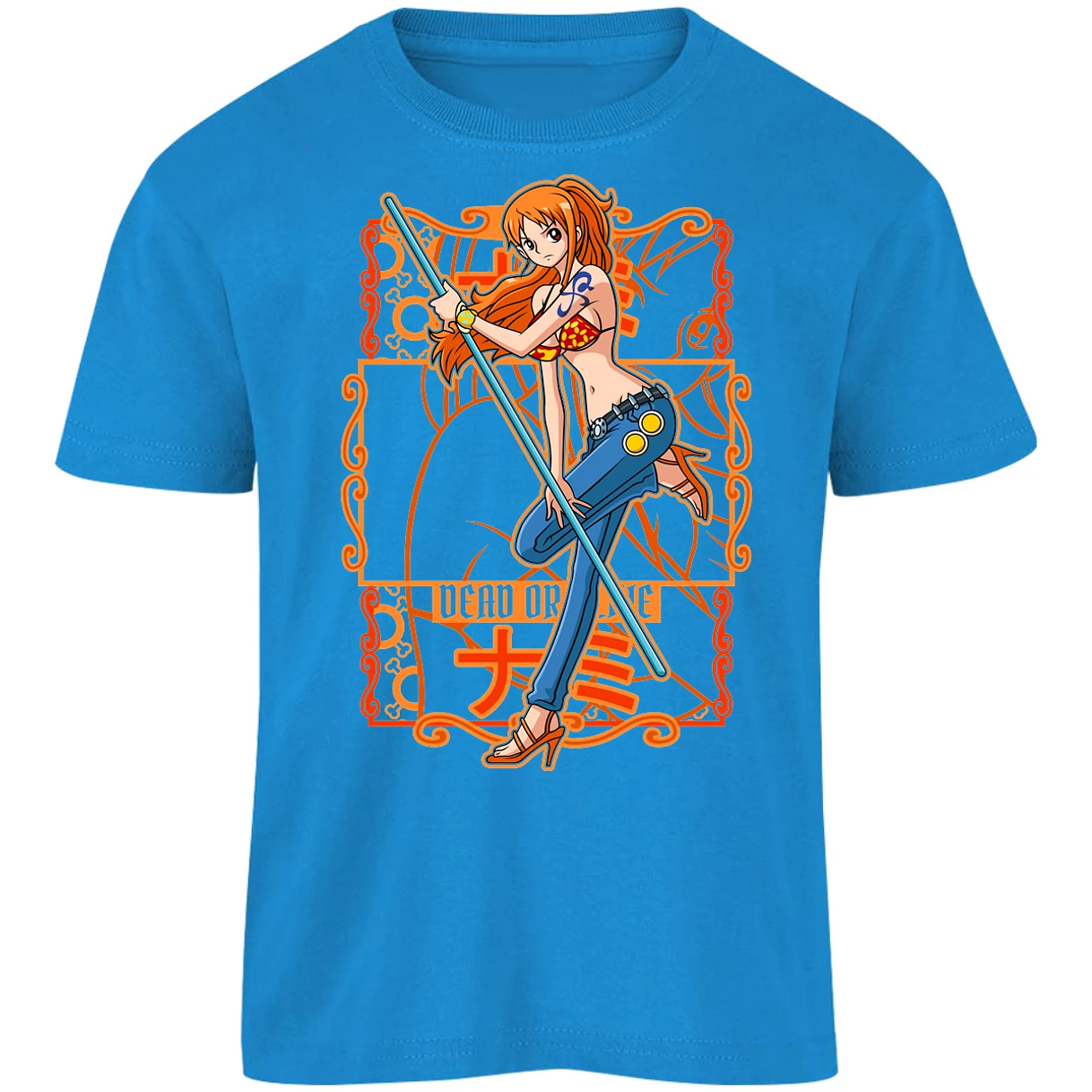 Playera One Piece Nami One Piece para Niño 25