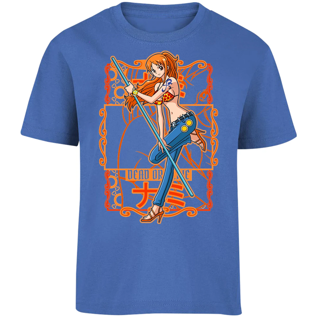 Playera One Piece Nami One Piece para Niño 33