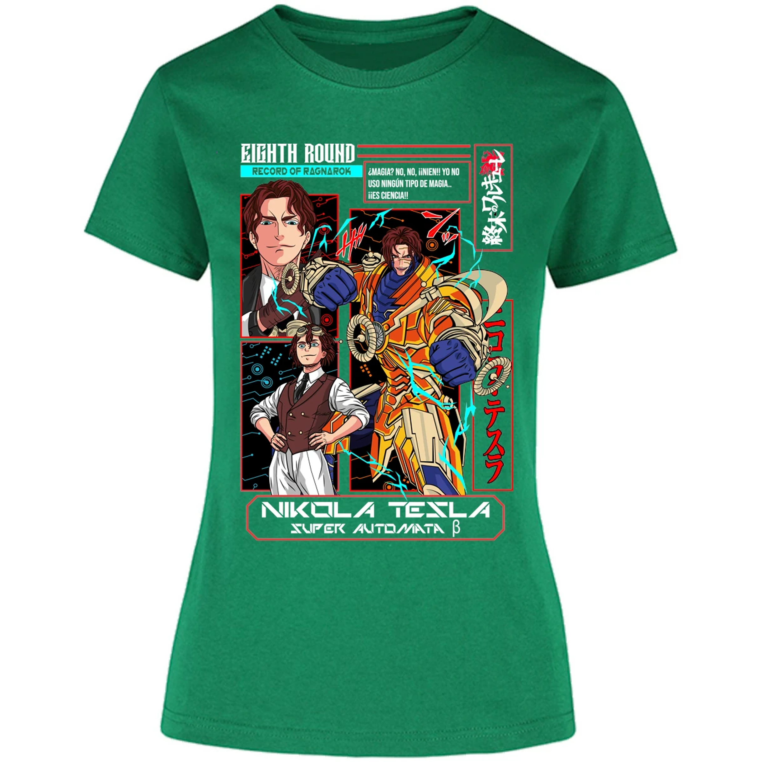 Blusa Record Of Ragnarok Tesla Anime Blusa para Mujer 8