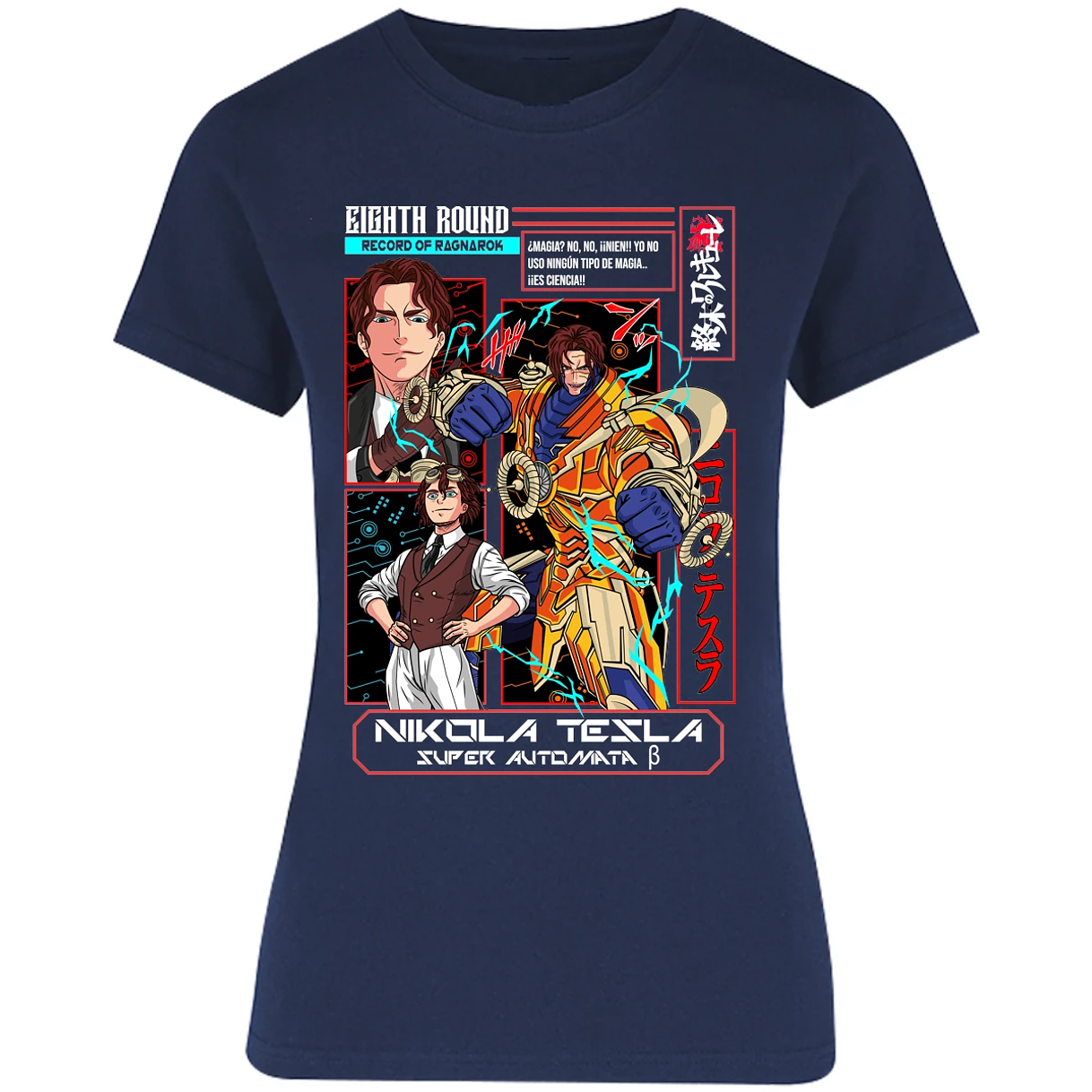 Blusa Record Of Ragnarok Tesla Anime Blusa para Mujer 11