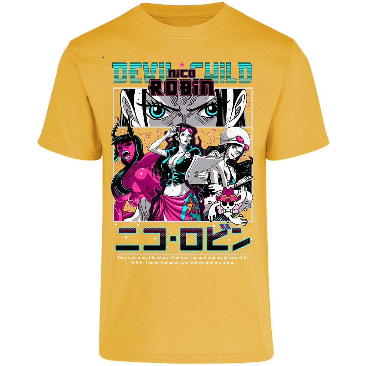Playera One Piece Nico Robin Anime para Adulto 15