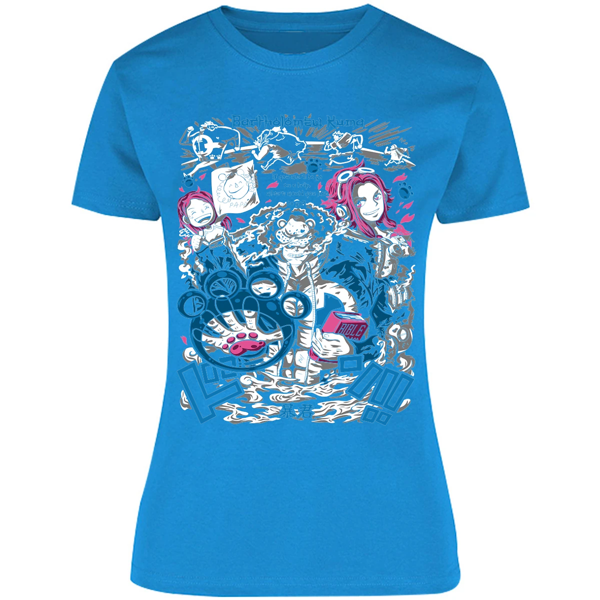 Blusa One Piece Kuma Blusa para Mujer 22