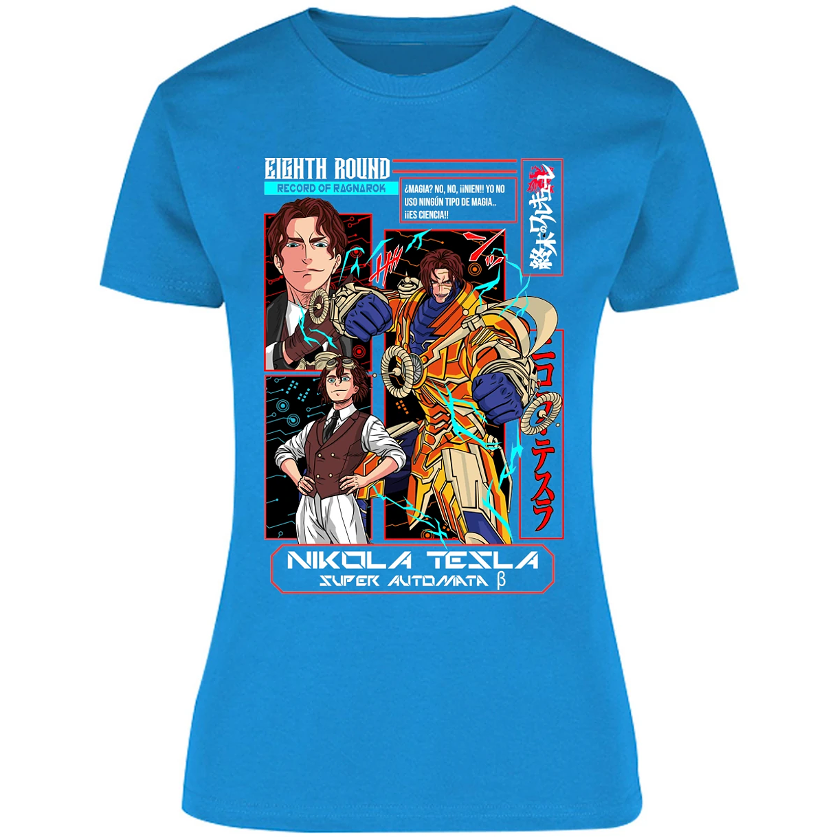 Blusa Record Of Ragnarok Tesla Anime Blusa para Mujer 4