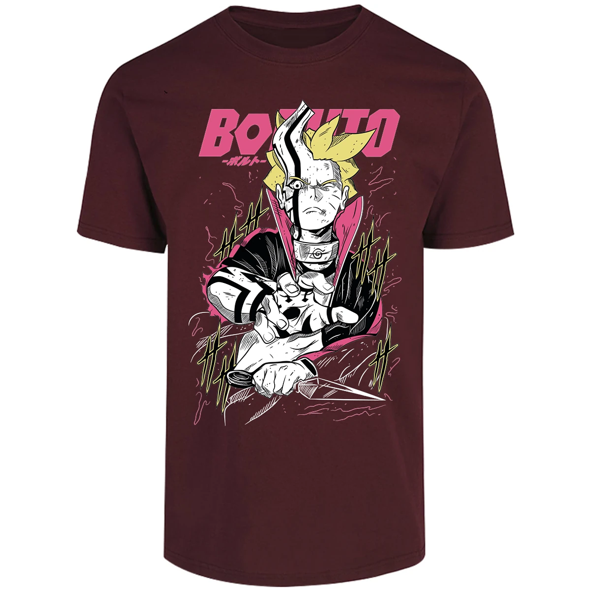 Playera Naruto Boruto Basic para Adulto 14